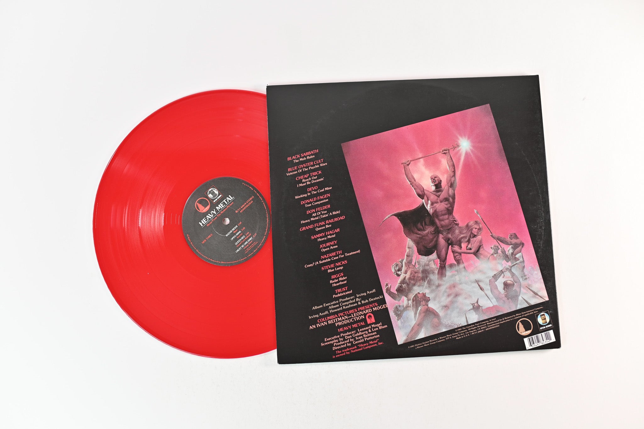 Various - Heavy Metal - Music From The Motion Picture on Full Moon Ltd Red Vinyl Reissue