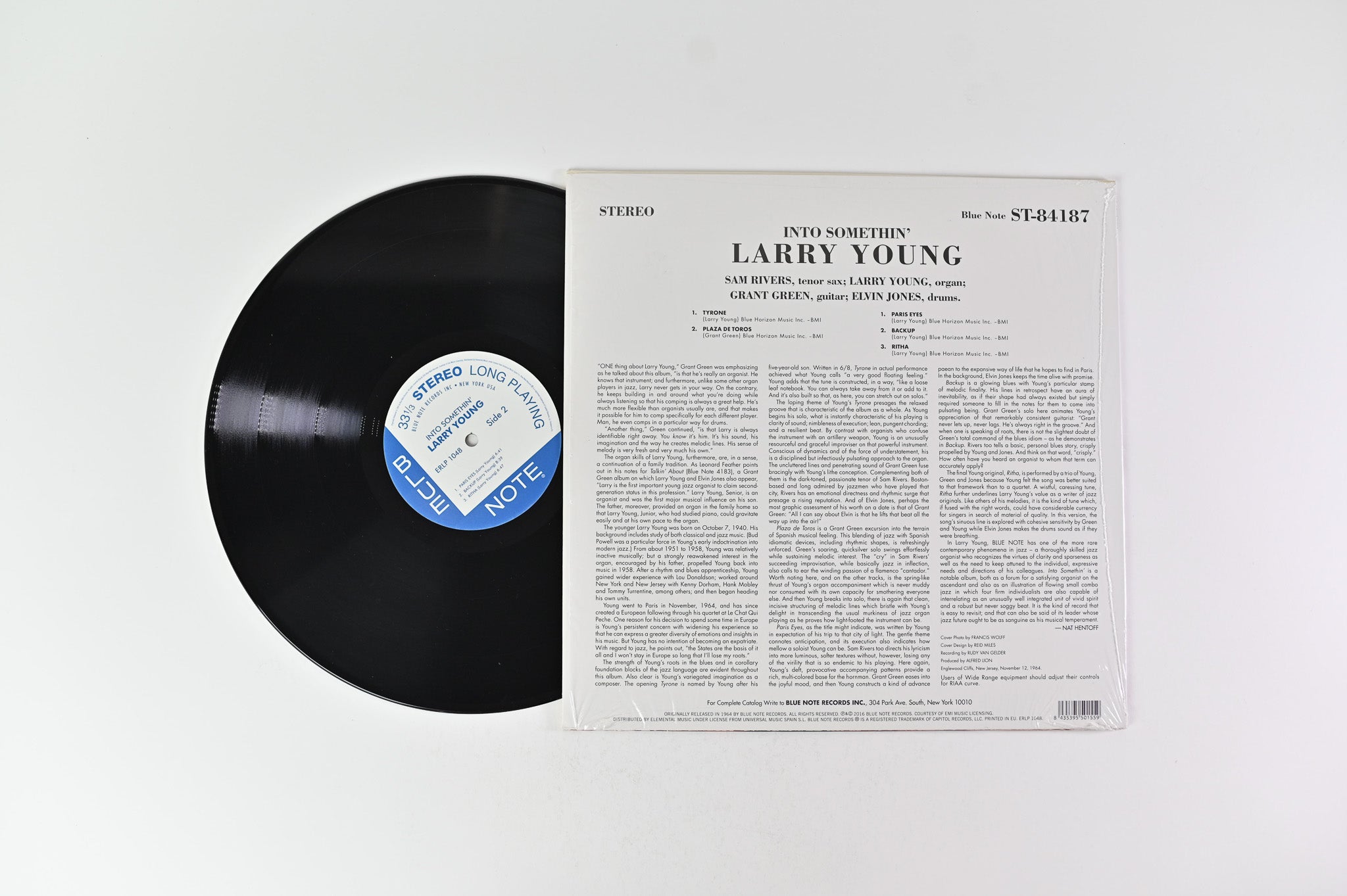 Larry Young - Into Somethin' on Elemental Music Blue Note 180 Gram Reissue