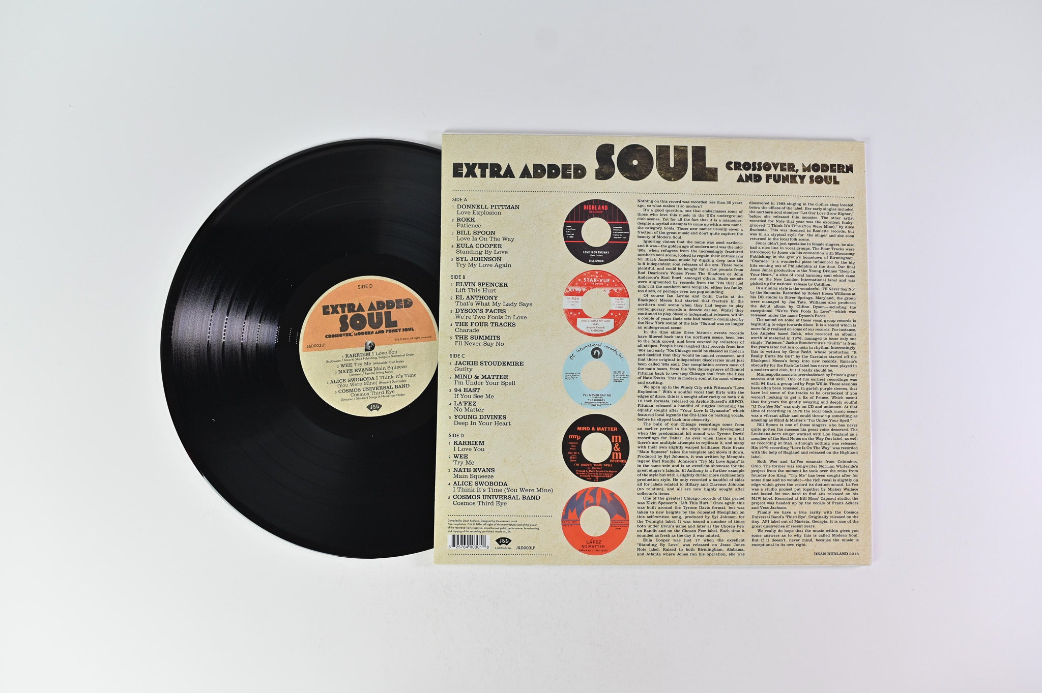 Various - Extra Added Soul (Crossover, Modern and Funky Soul) on J&D