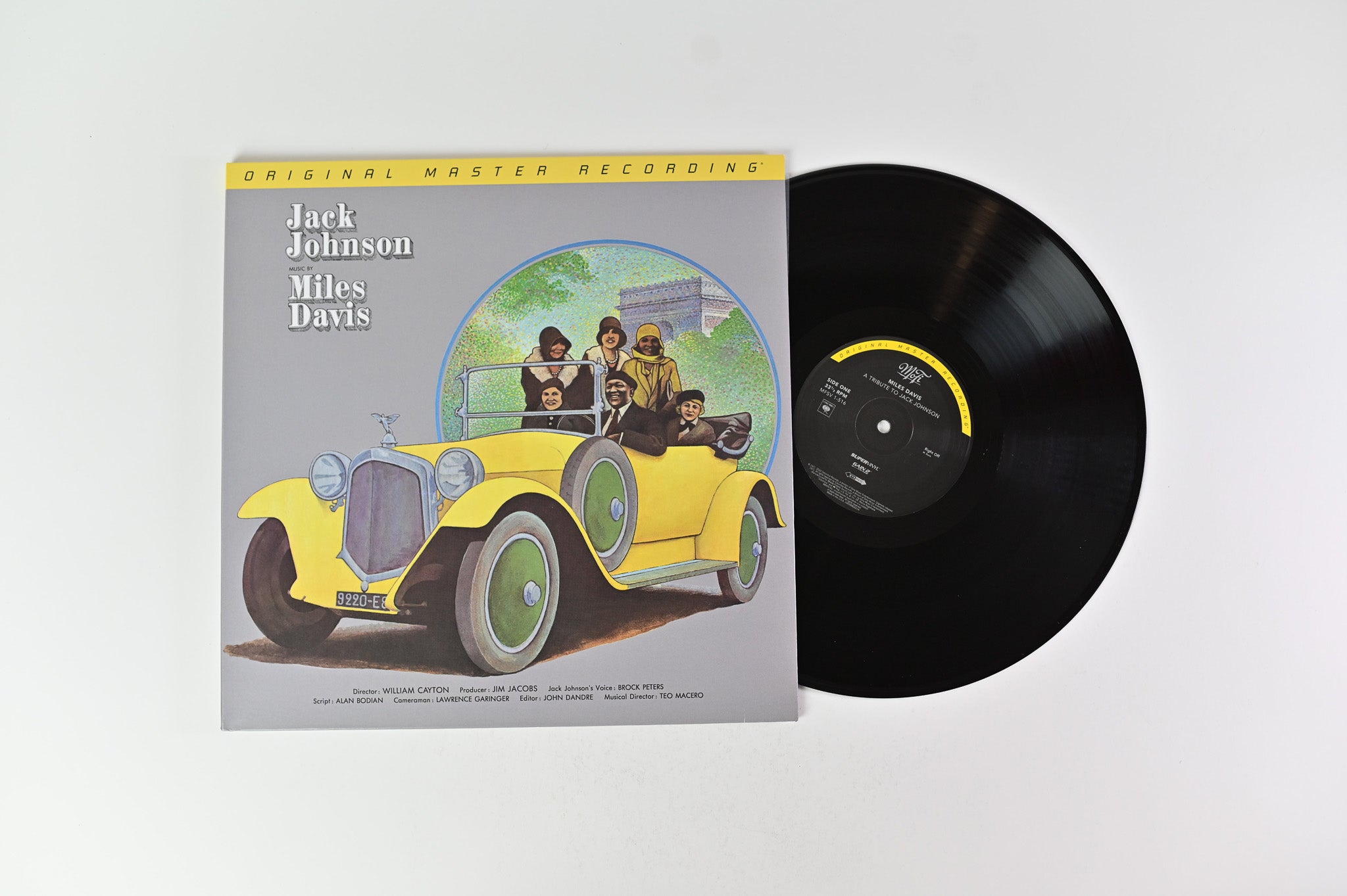 Miles Davis - Jack Johnson (Original Soundtrack Recording) on Mobile Fidelity Sound Lab MFSL Ltd Numbered SuperVinyl Reissue