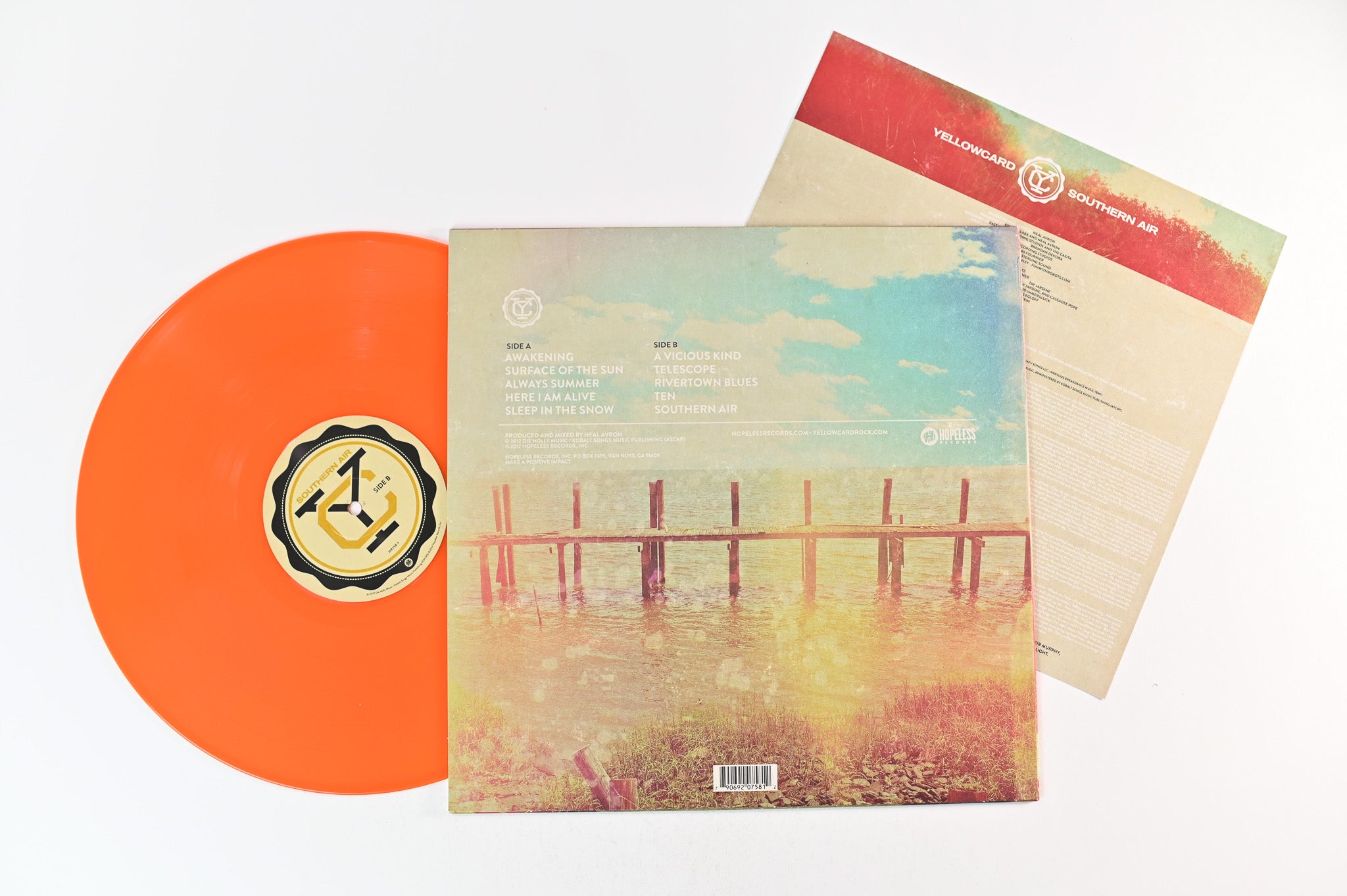 Yellowcard - Southern Air on Hopeless Ltd Orange Translucent