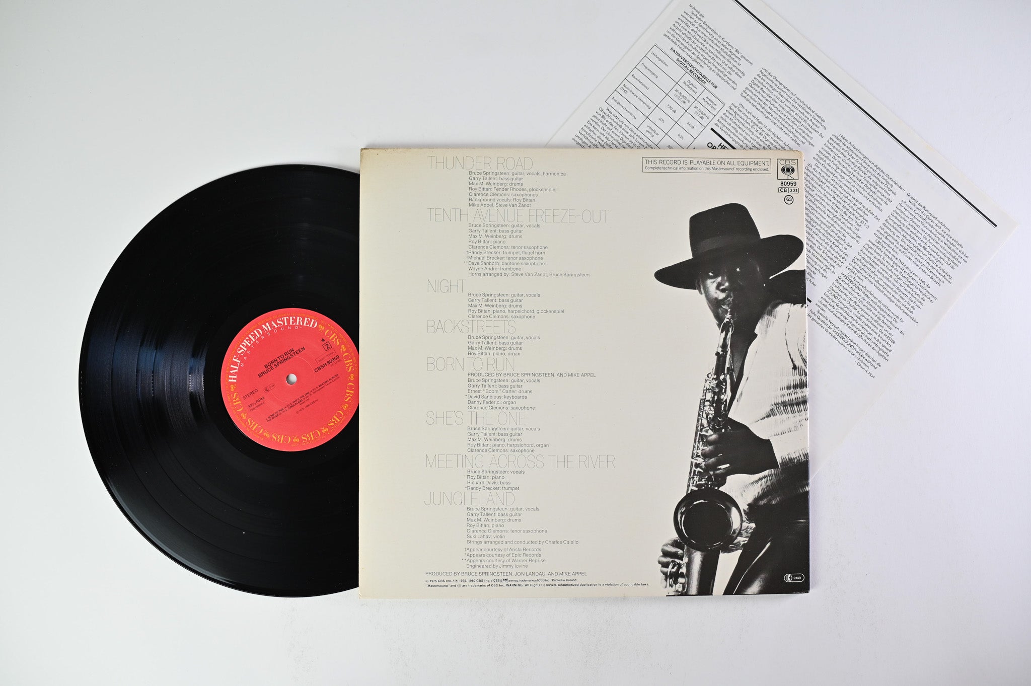 Bruce Springsteen Born To Run Half Speed Mastered ‘80 CBS VG Audiophile high quality Pressing