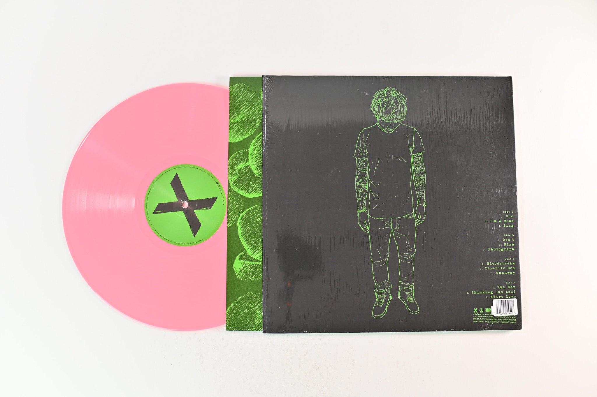 Ed Sheeran - X on Asylum Ltd 12" 45 RPM Pink Vinyl Reissue