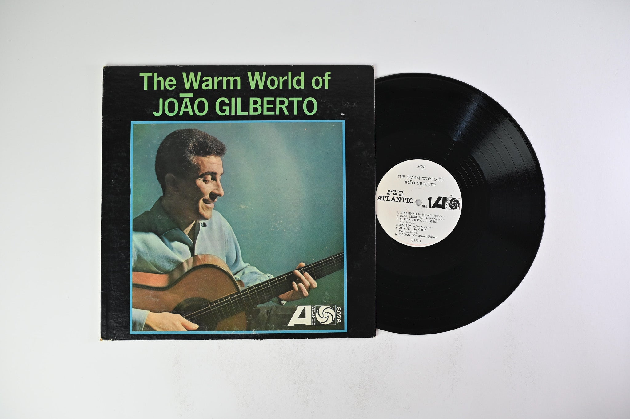 João Gilberto - The Warm World Of João Gilberto on Atlantic Mono Promo