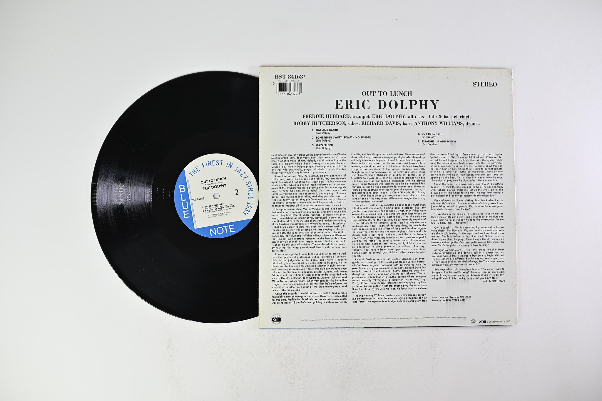 Eric Dolphy - Out To Lunch! on Blue Note DMM Reissue