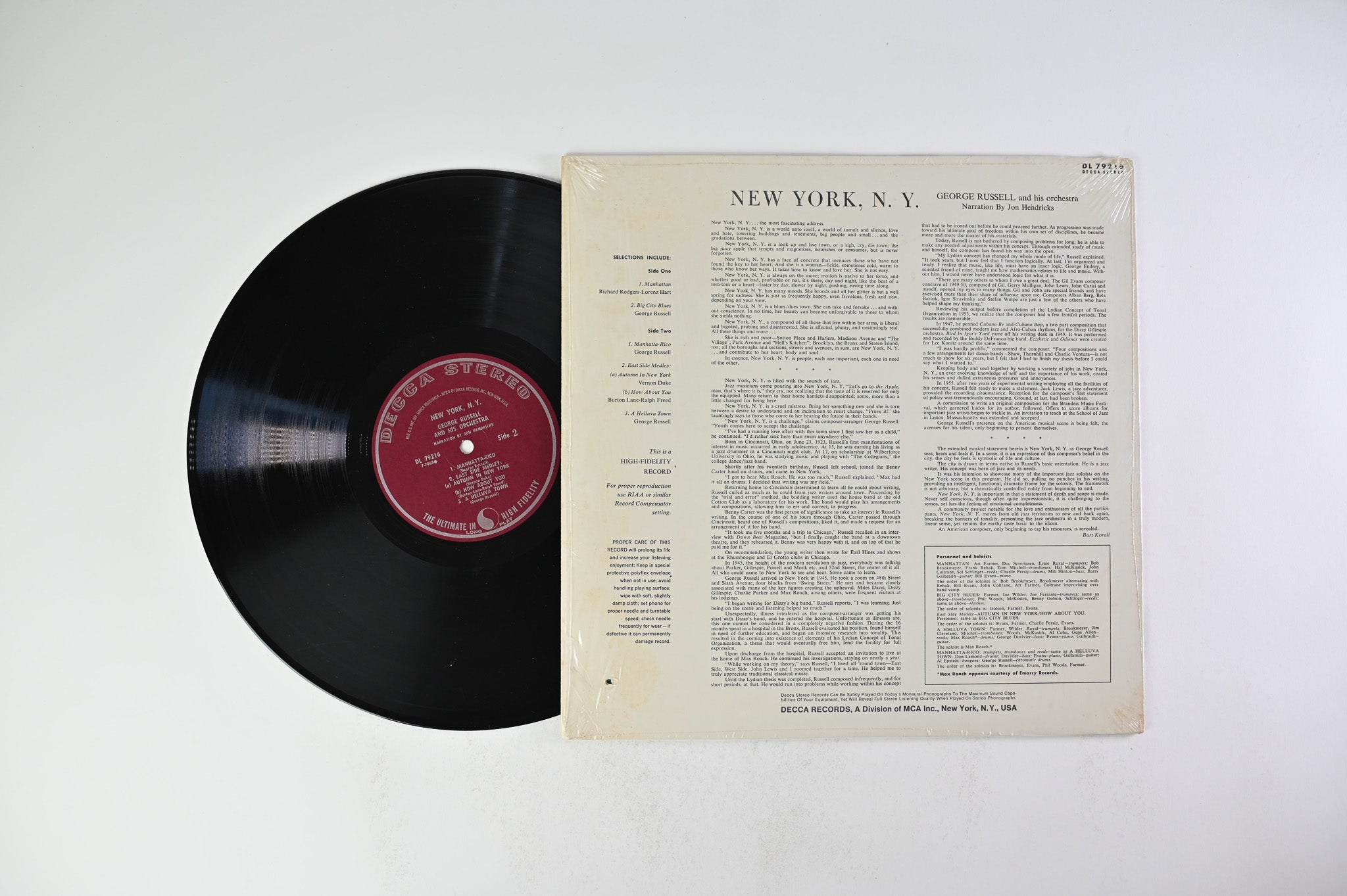 George Russell Orchestra - New York, N.Y. on Decca Reissue