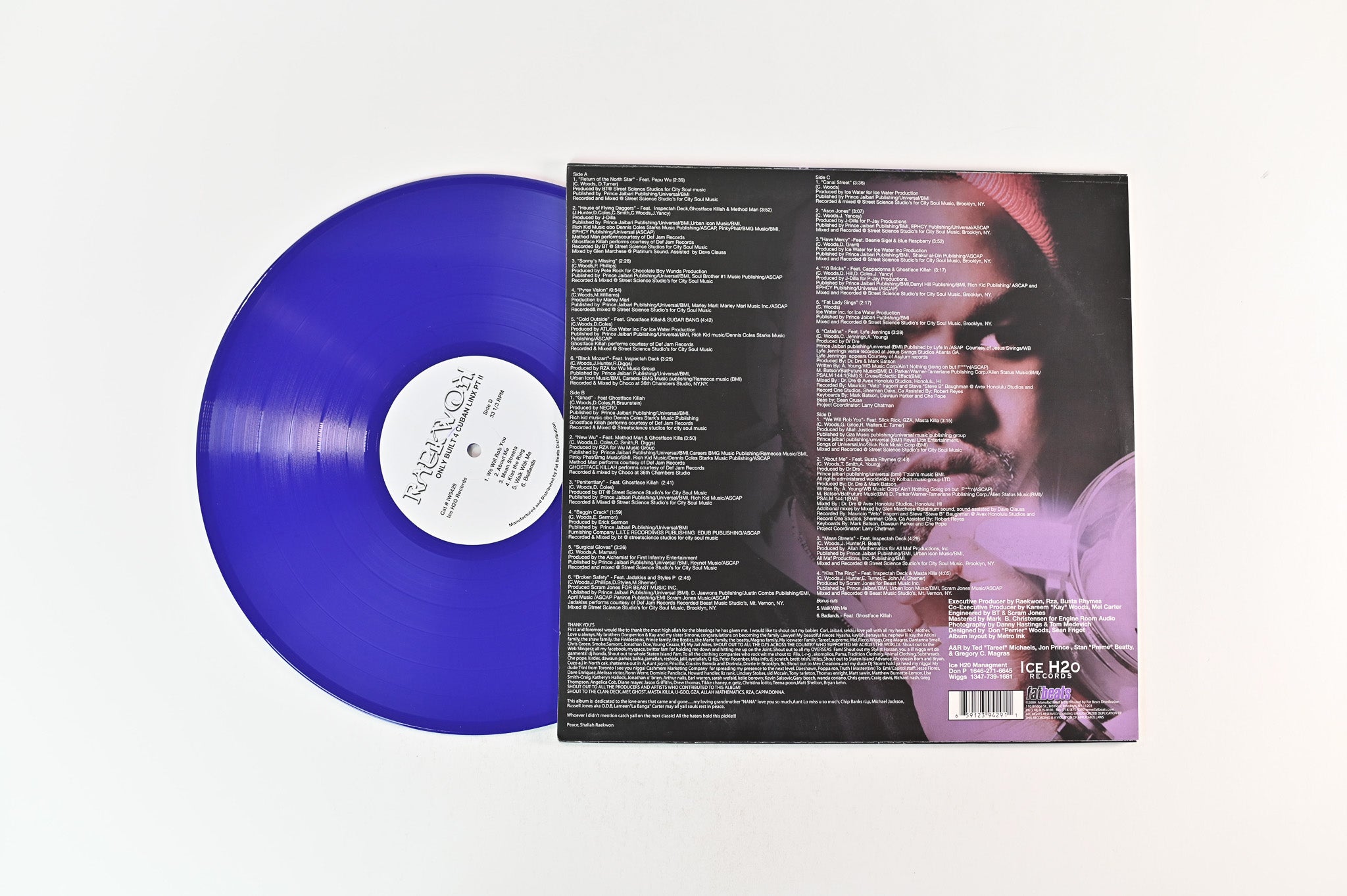 Raekwon - Only Built 4 Cuban Linx... Pt. II on Ice H2o Ltd Purple Translucent