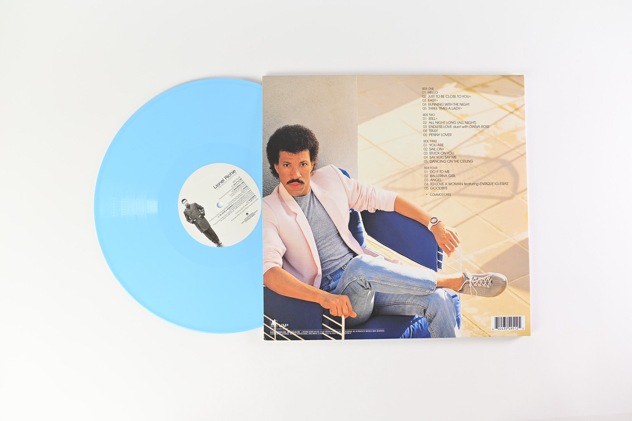 Lionel Richie The Definitive store Collection Vinyl Exclusive Baby Blue 2lp vinyl New