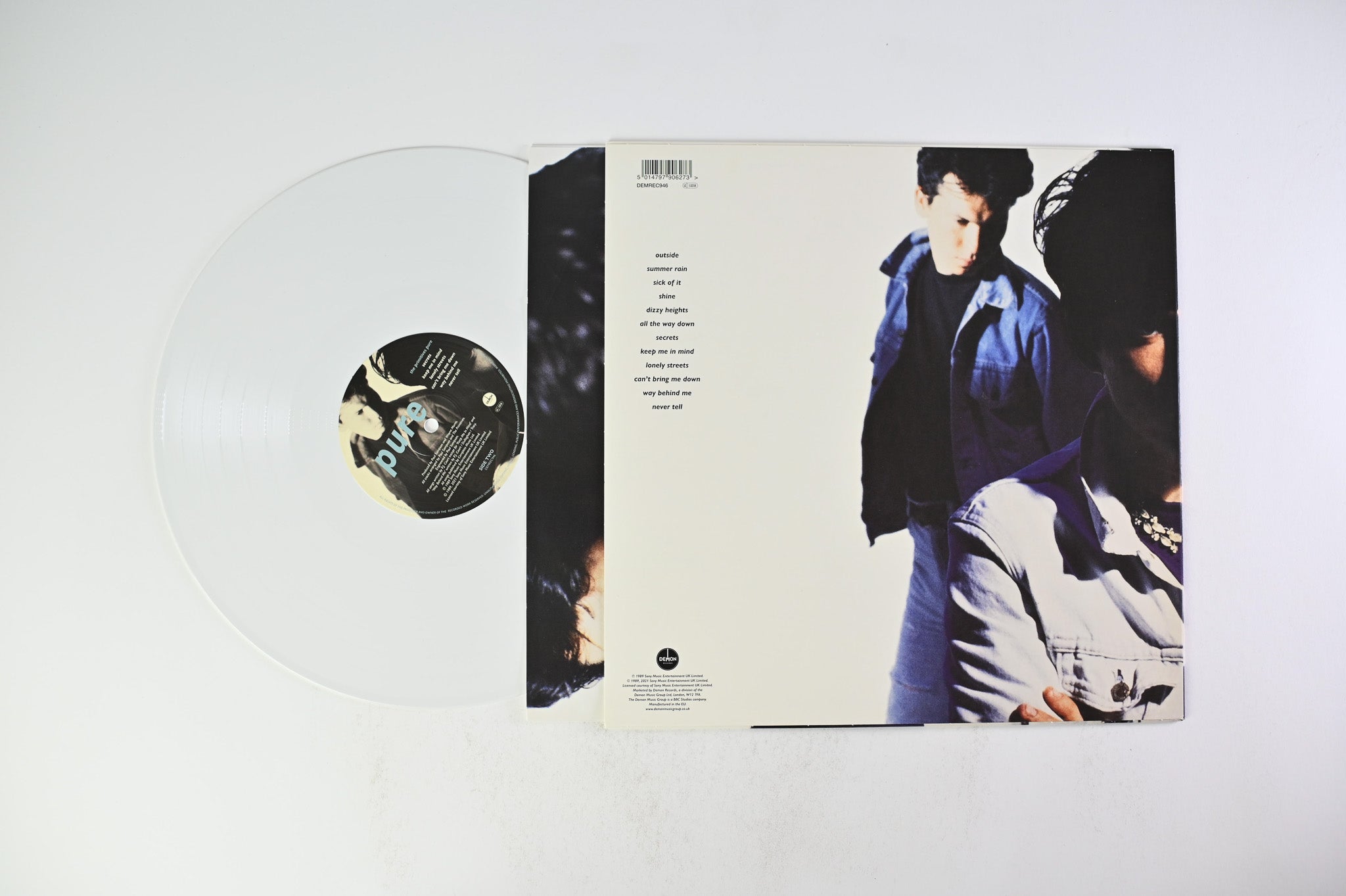 The Primitives - Pure on Demon Records White Opaque Vinyl Reissue