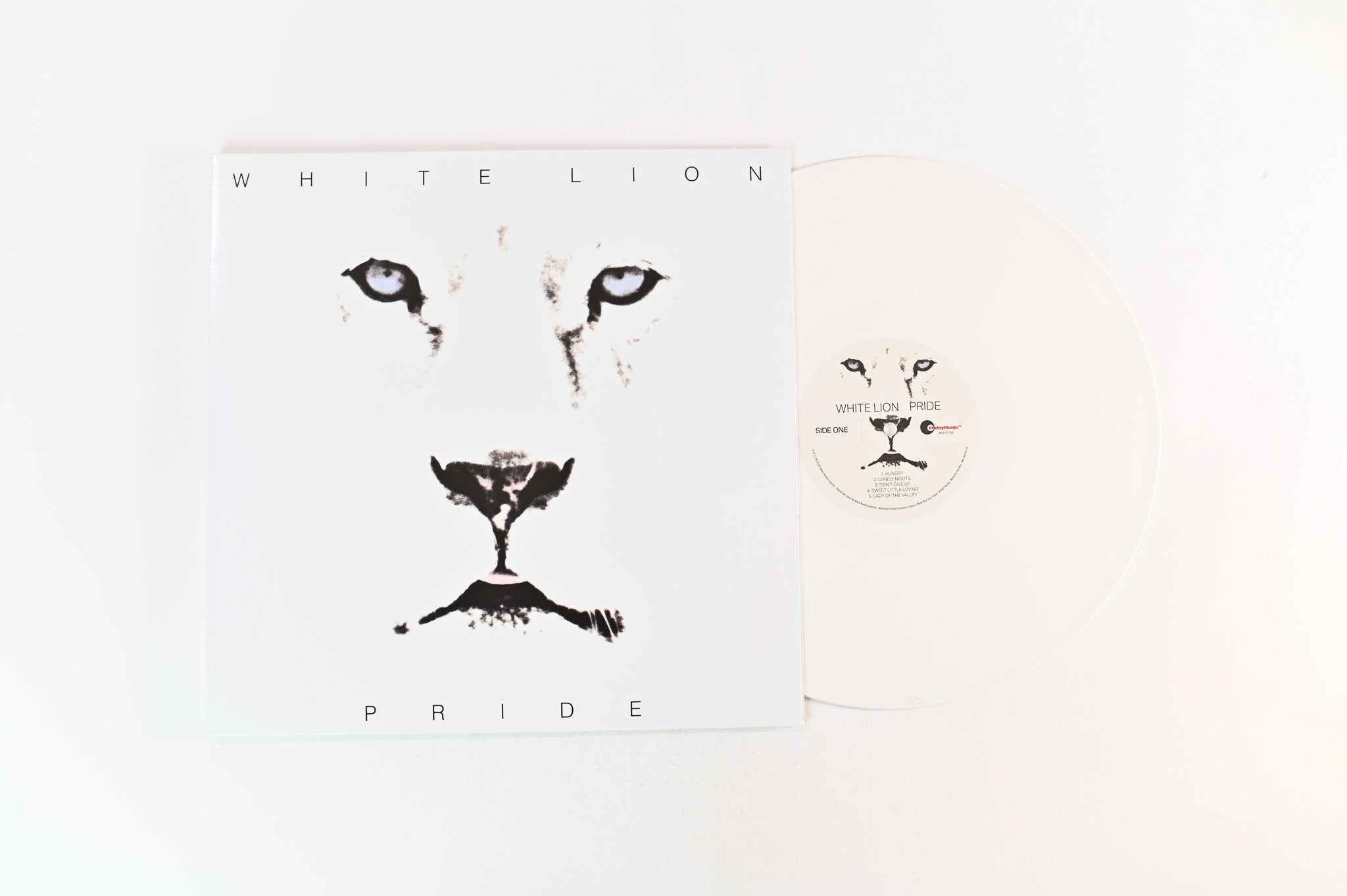 White Lion - Pride on Friday Music Ltd White Vinyl Reissue