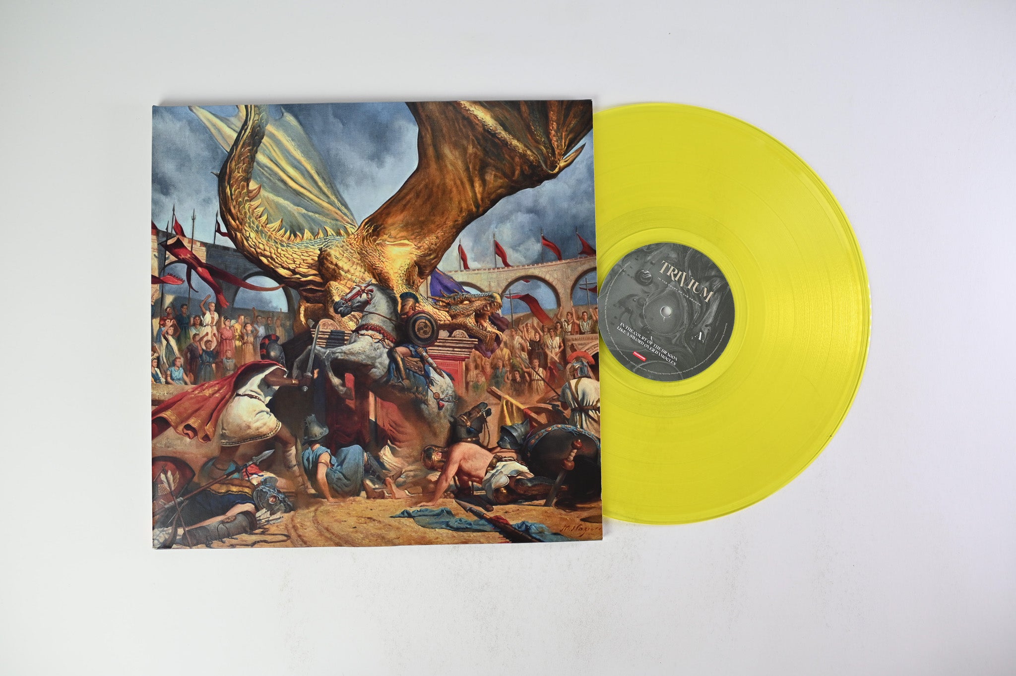 Trivium - In The Court Of The Dragon on Roadrunner Ltd Yellow Vinyl