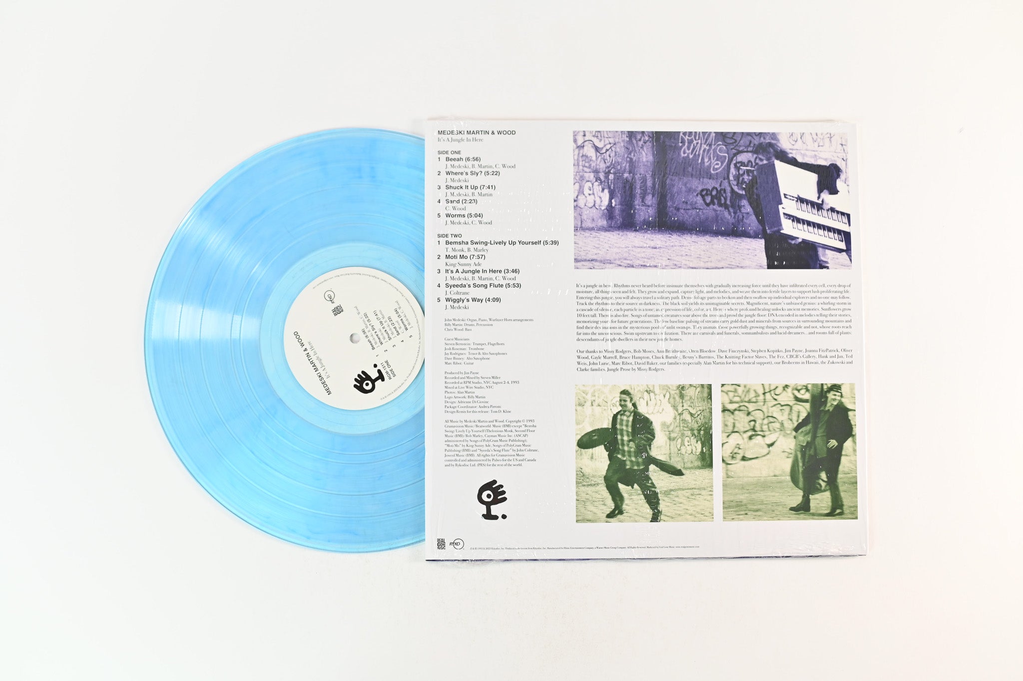 Medeski Martin & Wood - It's A Jungle In Here on Real Gone Music RSD 2023 Ltd Clearwater Blue Reissue