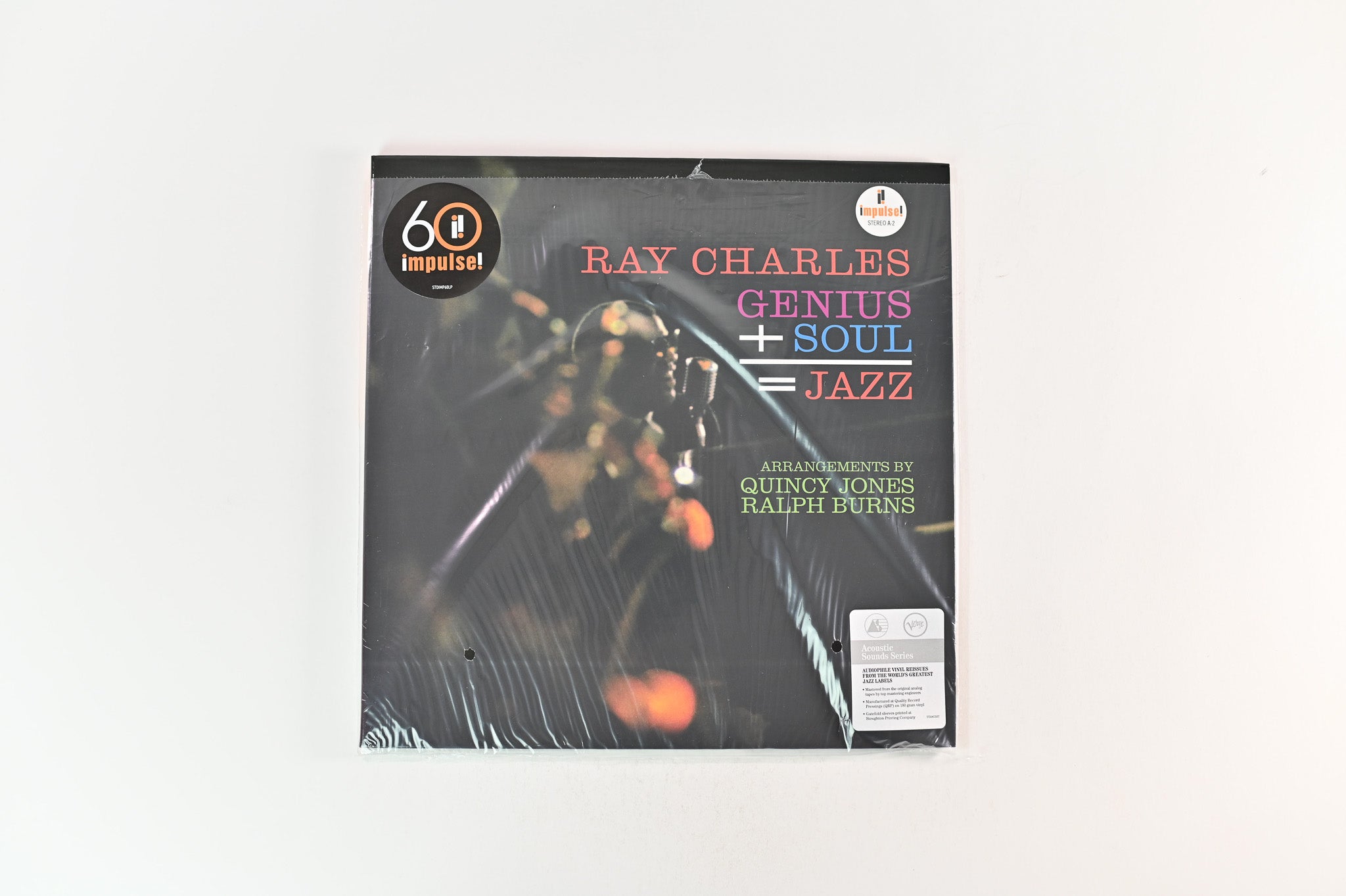 Ray Charles - Genius + Soul = Jazz on Verve Acoustic Sounds Series 180 Gram Reissue