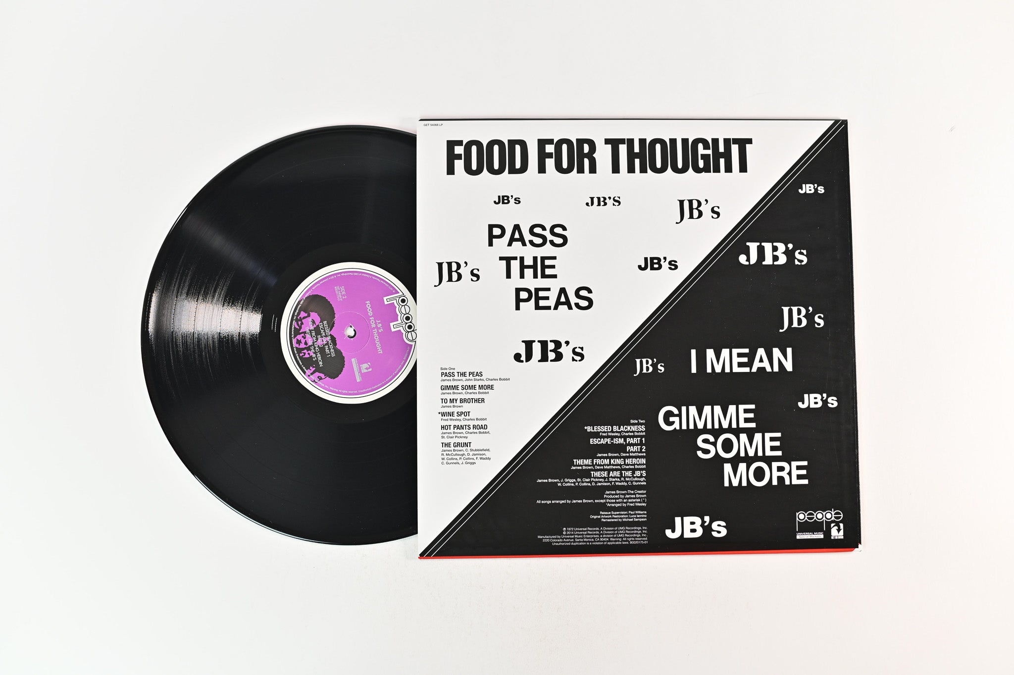 The J.B.'s - Food For Thought on Get on Down RSD 2014 Reissue With Bonus Purple 7"