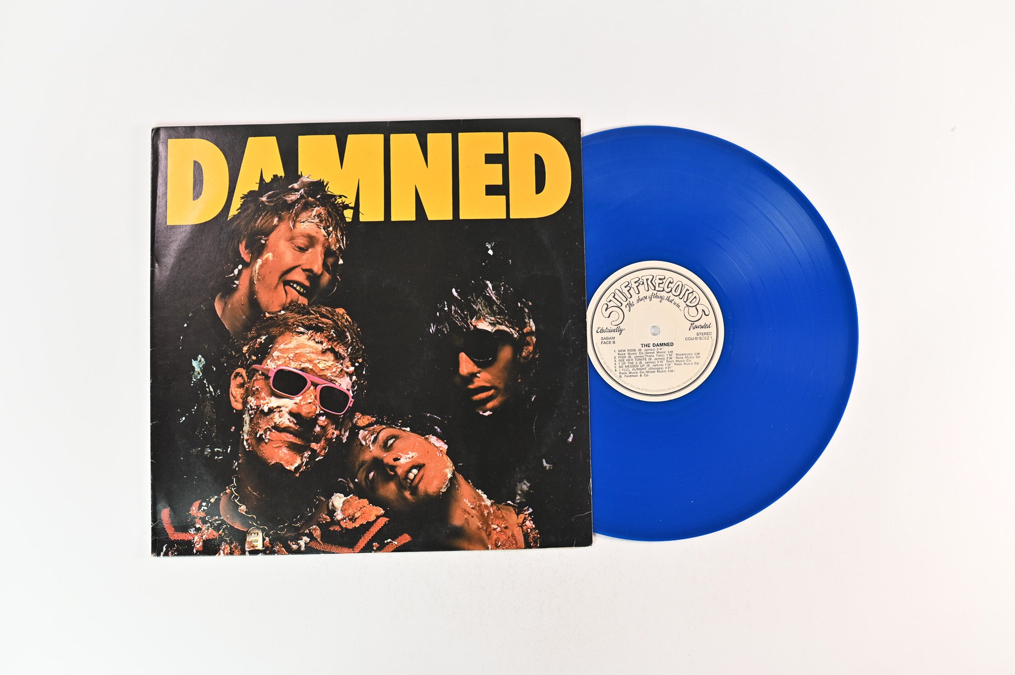 The Damned - Damned Damned Damned on Stiff Blue Vinyl