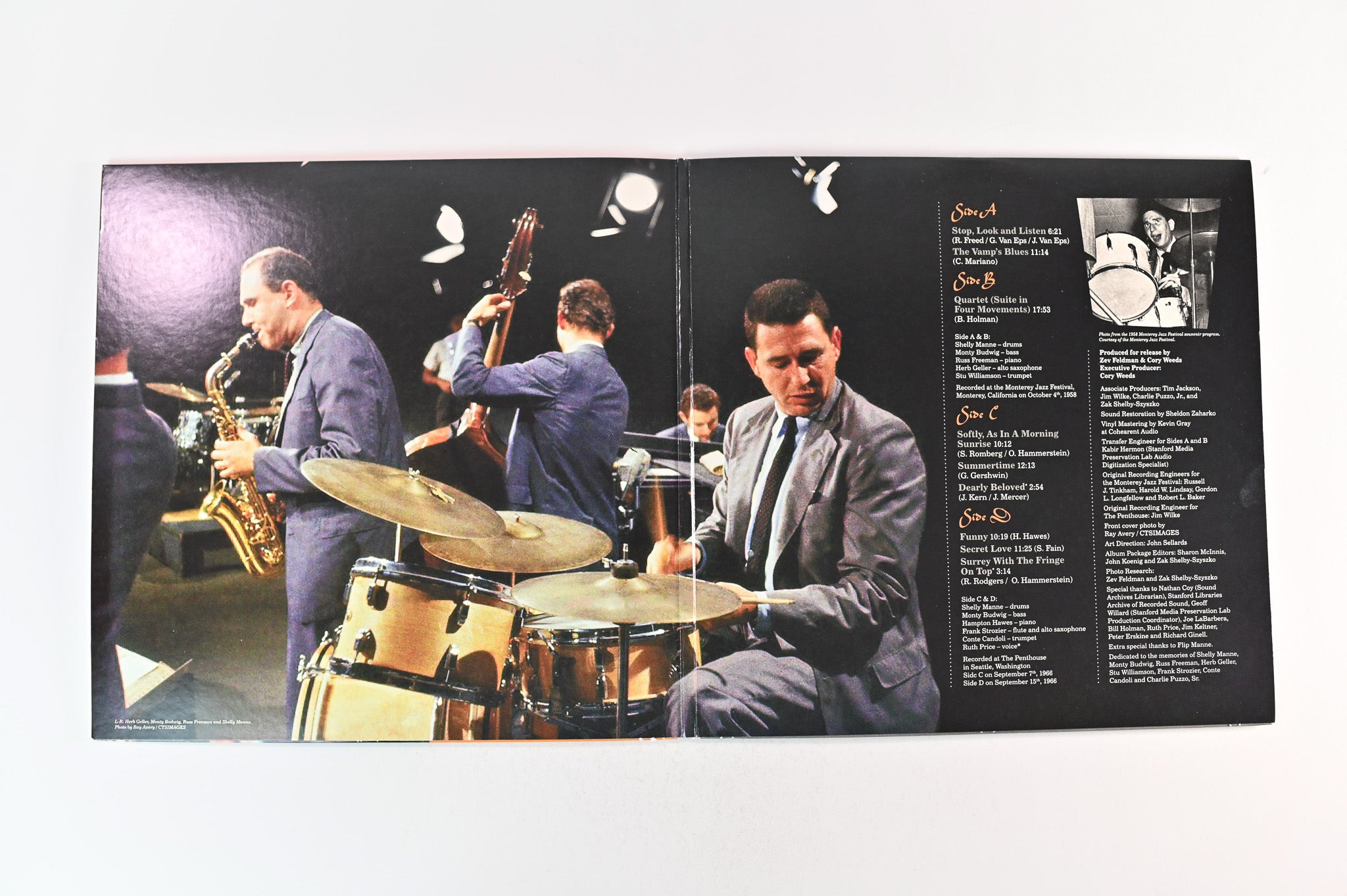 Shelly Manne & His Men - Jazz From the Pacific Northwest on Reel to Real RSD 2024 Ltd Numbered 180 Gram