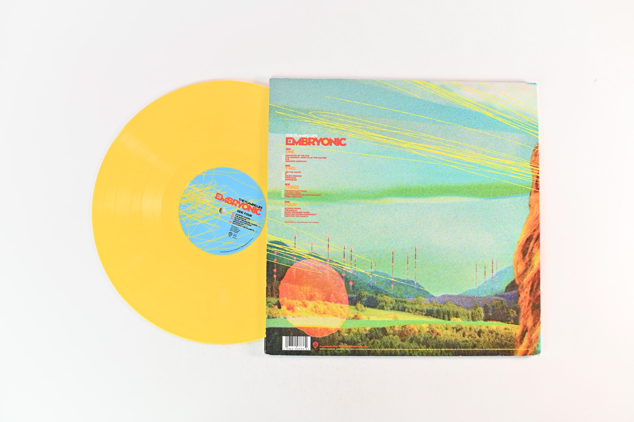 The Flaming Lips - Embryonic on Warner Blue / Yellow Vinyl