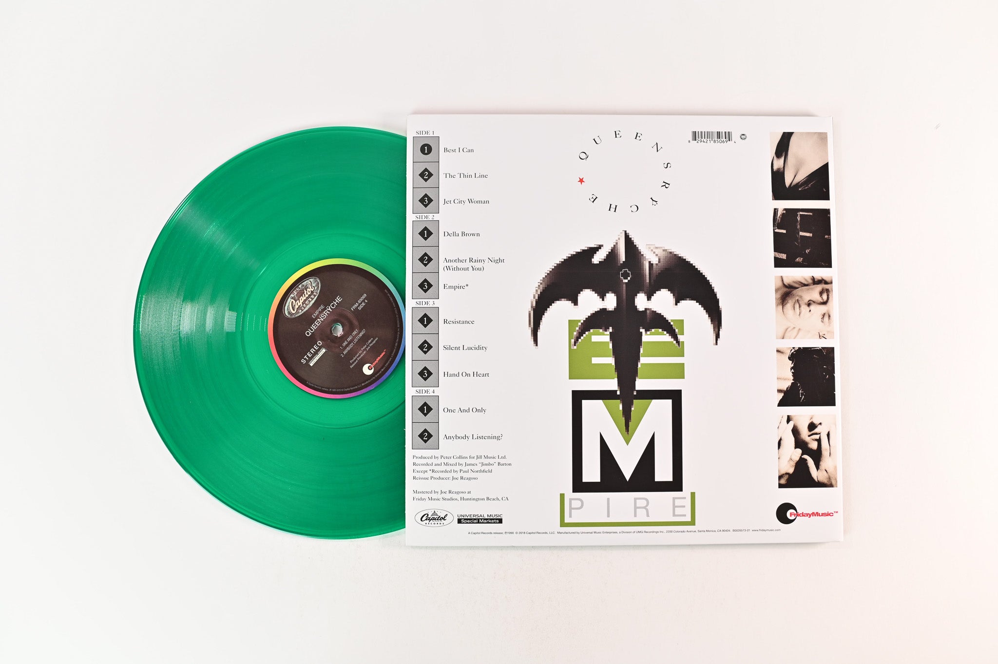 Queensrÿche - Empire on Capitol Friday Music Ltd Green Vinyl Reissue