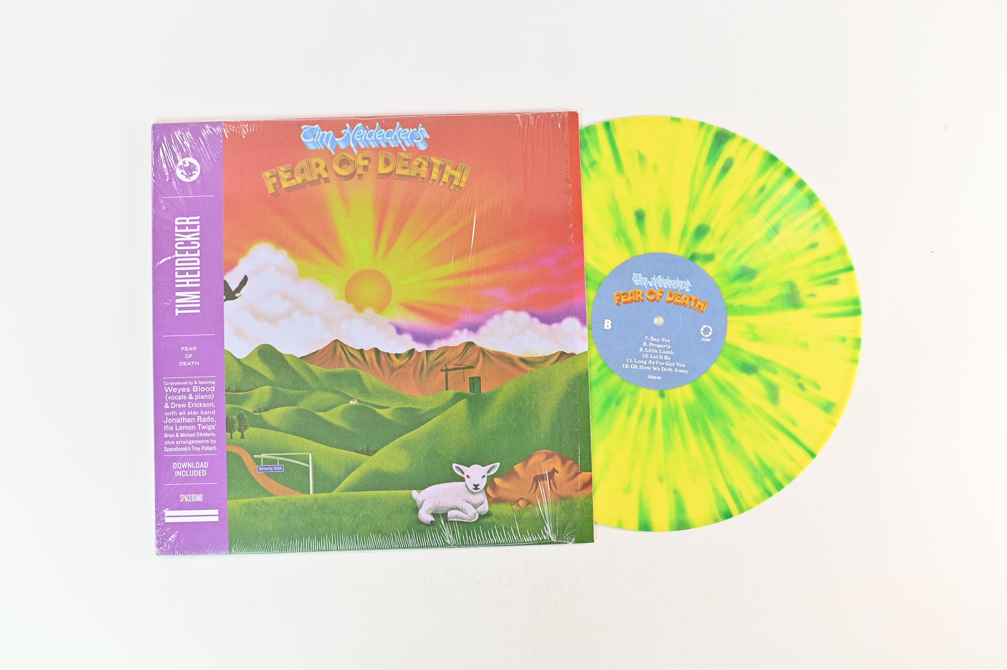 Tim Heidecker - Fear Of Death on Spacebomb Ltd Yellow & Green Splatter