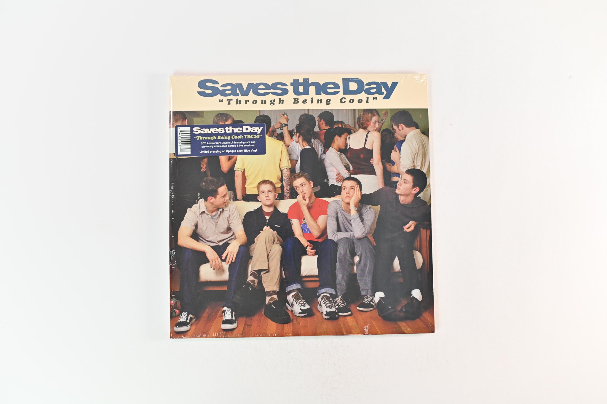 Saves The Day - Through Being Cool on Equal Vision Ltd Opaque Light Blue Reissue Sealed