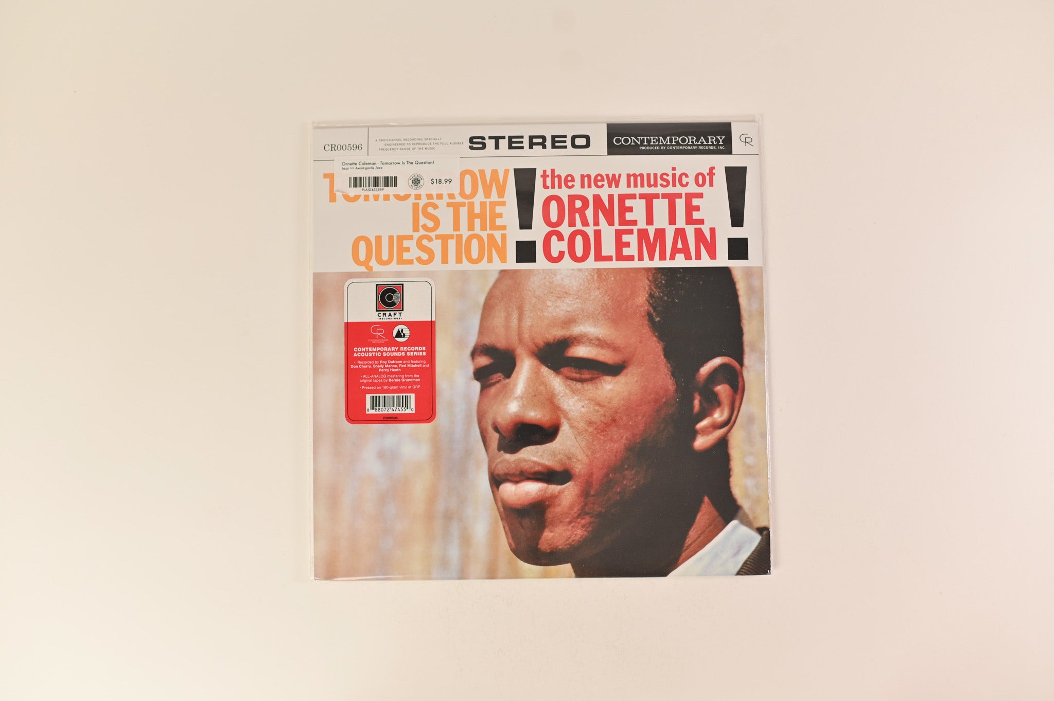 Ornette Coleman - Tomorrow Is The Question! on Craft Recordings - Contemporary Records Acoustic Sounds Series