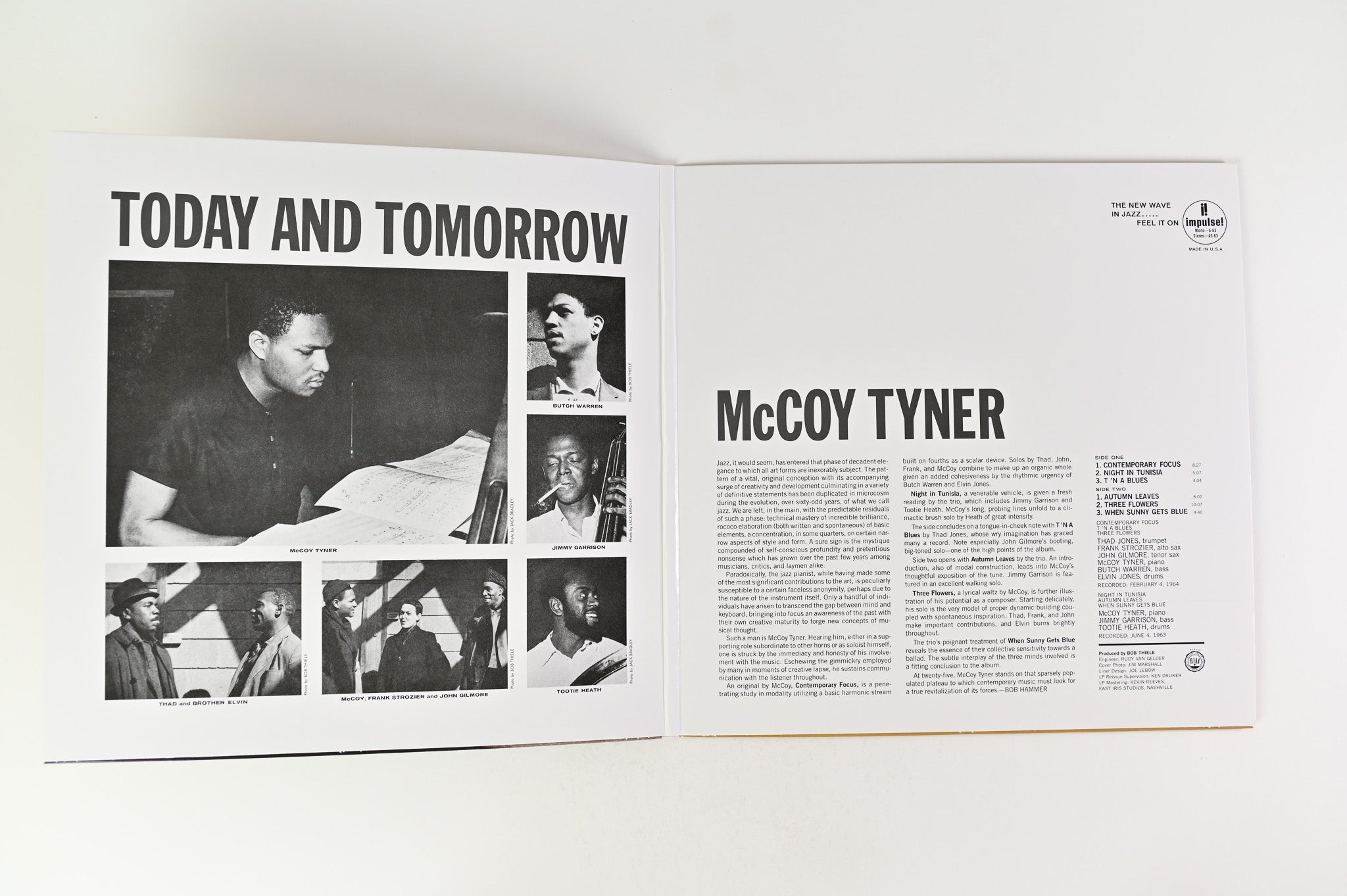 McCoy Tyner - Today And Tomorrow on Impulse! / Verve By Request