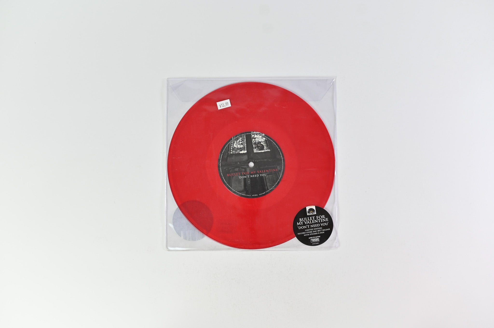 Bullet For My Valentine - Don't Need You on Spinefarm Records - 10" Red Vinyl