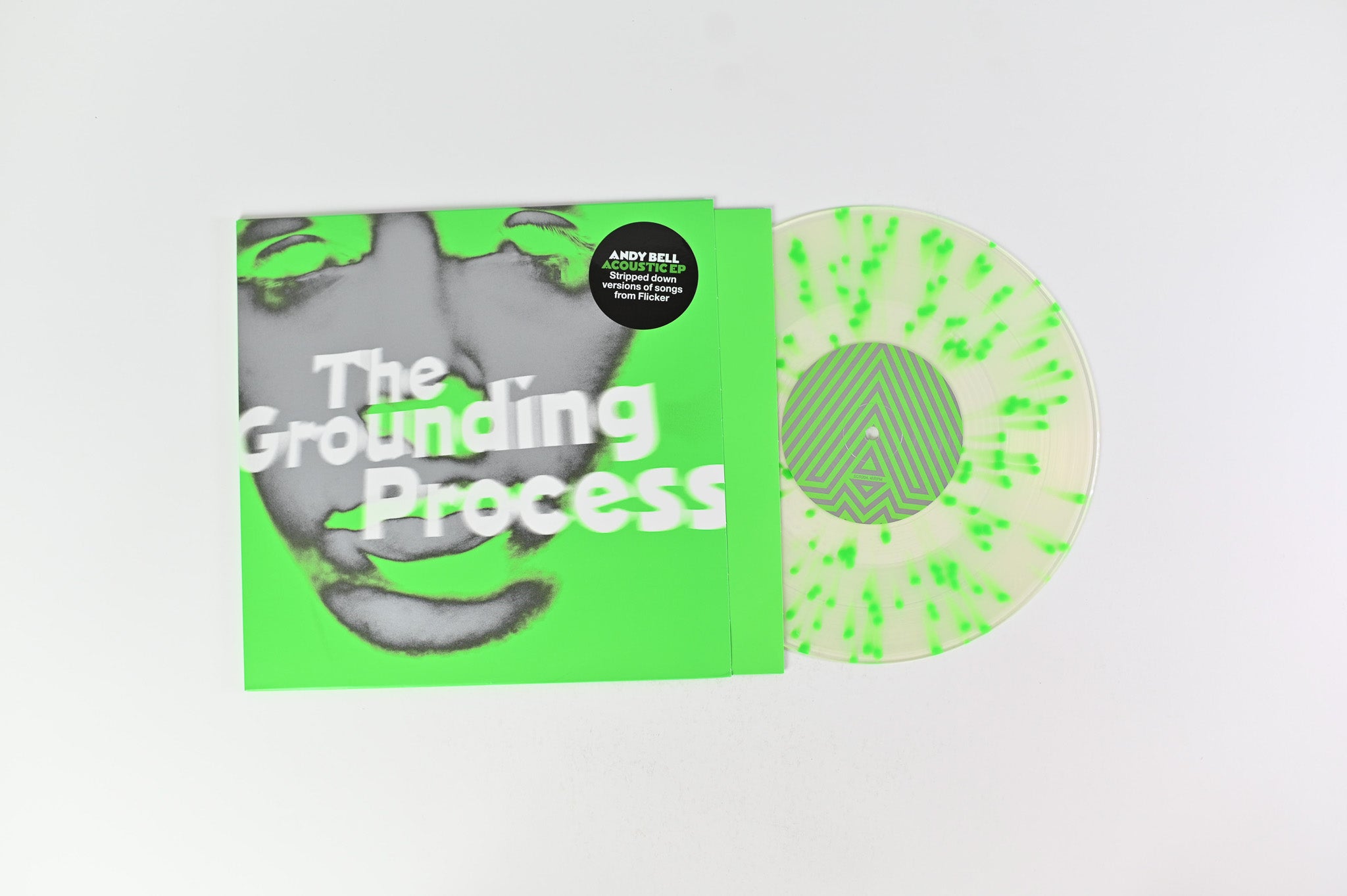 Andy Bell - The Grounding Process EP on Sonic Cathedral - 10" Splatter Vinyl