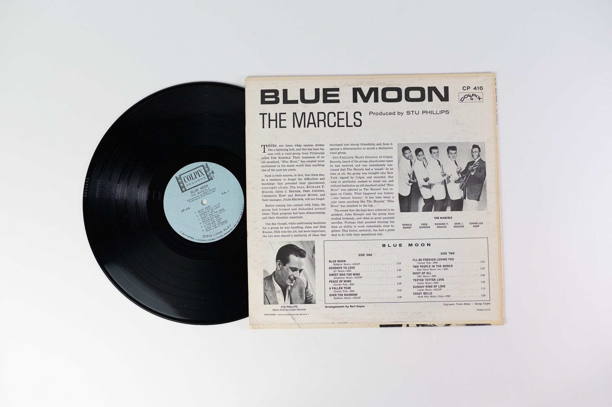 The Marcels - Blue Moon on Colpix Records