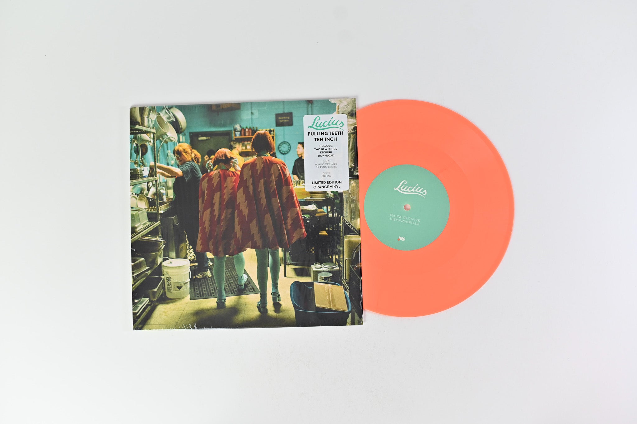 Lucius - Pulling Teeth on Mom + Pop - 10" Orange Vinyl