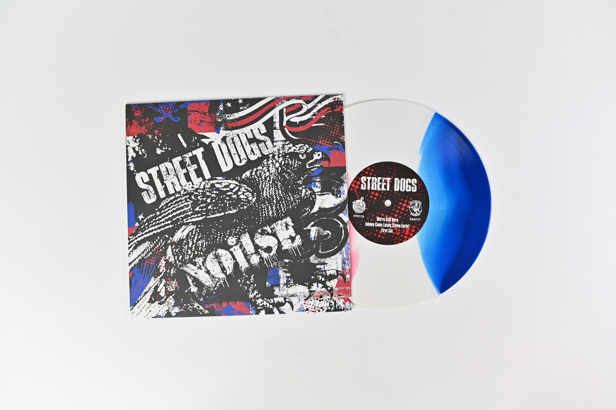 Street Dogs / Noi!se - Split - 10" Red White Blue Vinyl