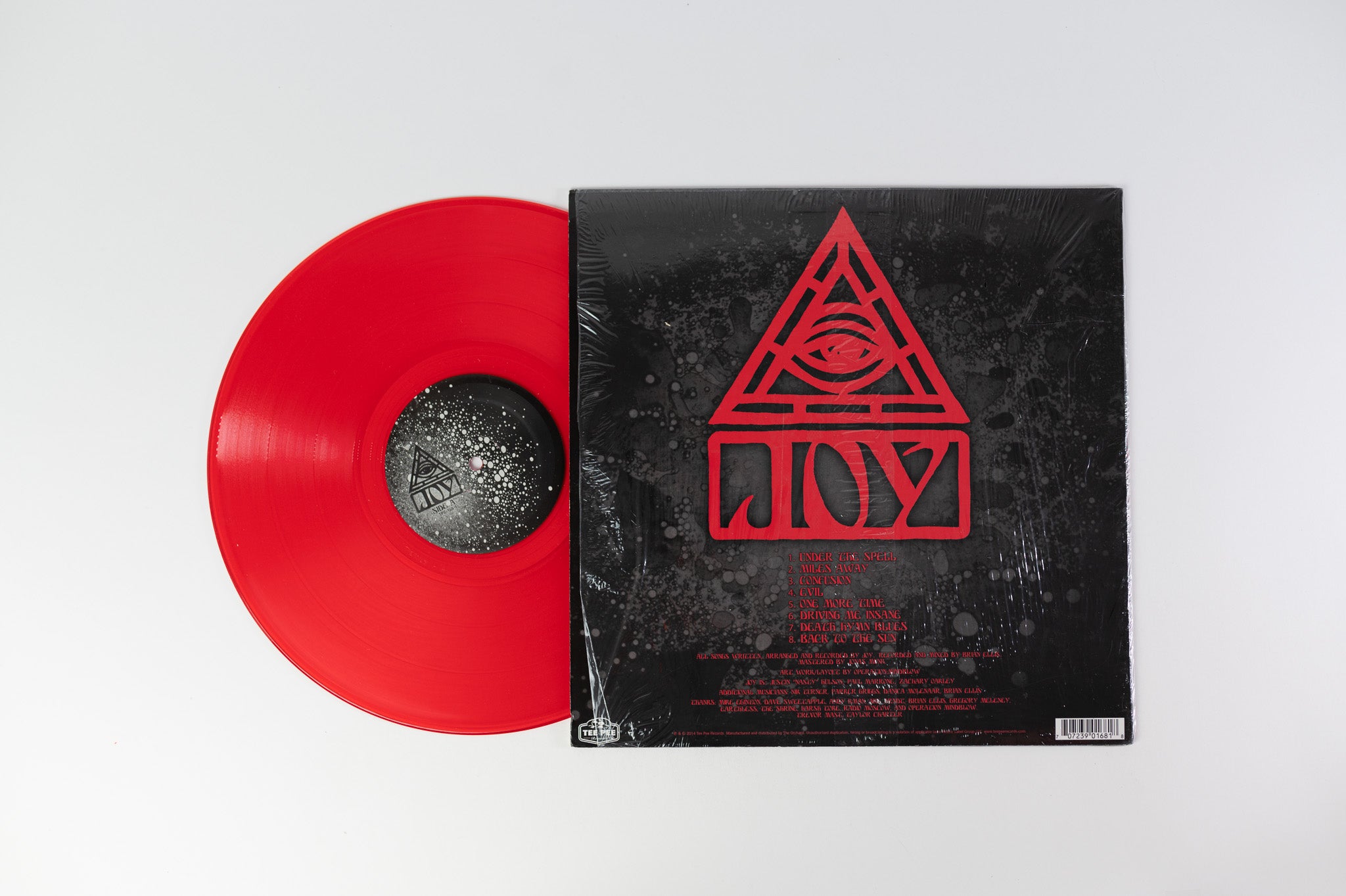 Joy 44  - Under The Spell Of Joy on Tee Pee Red Translucent Vinyl