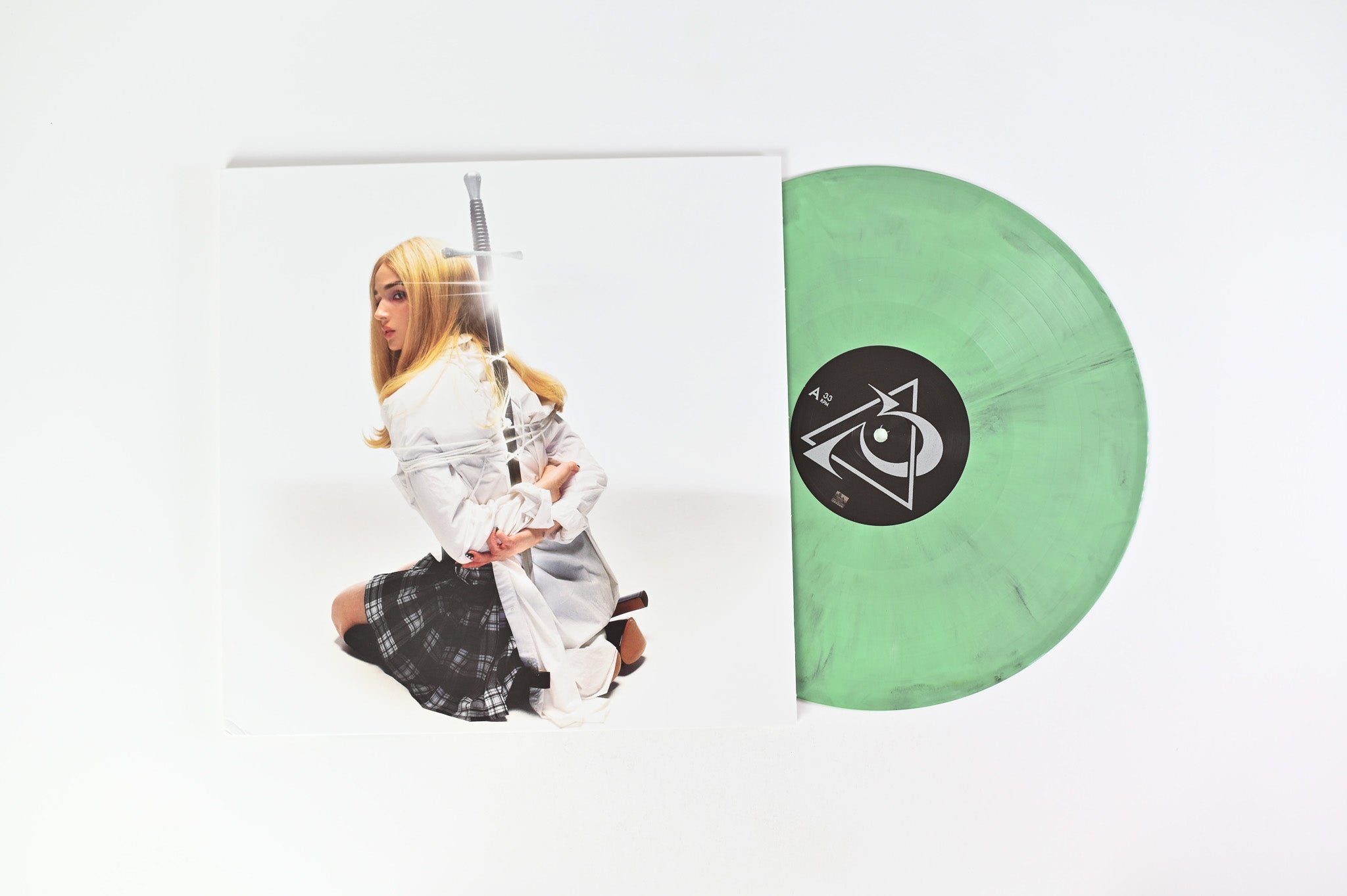 Poppy - Zig on Sumerian Records - Mint Green + Black & White Marble