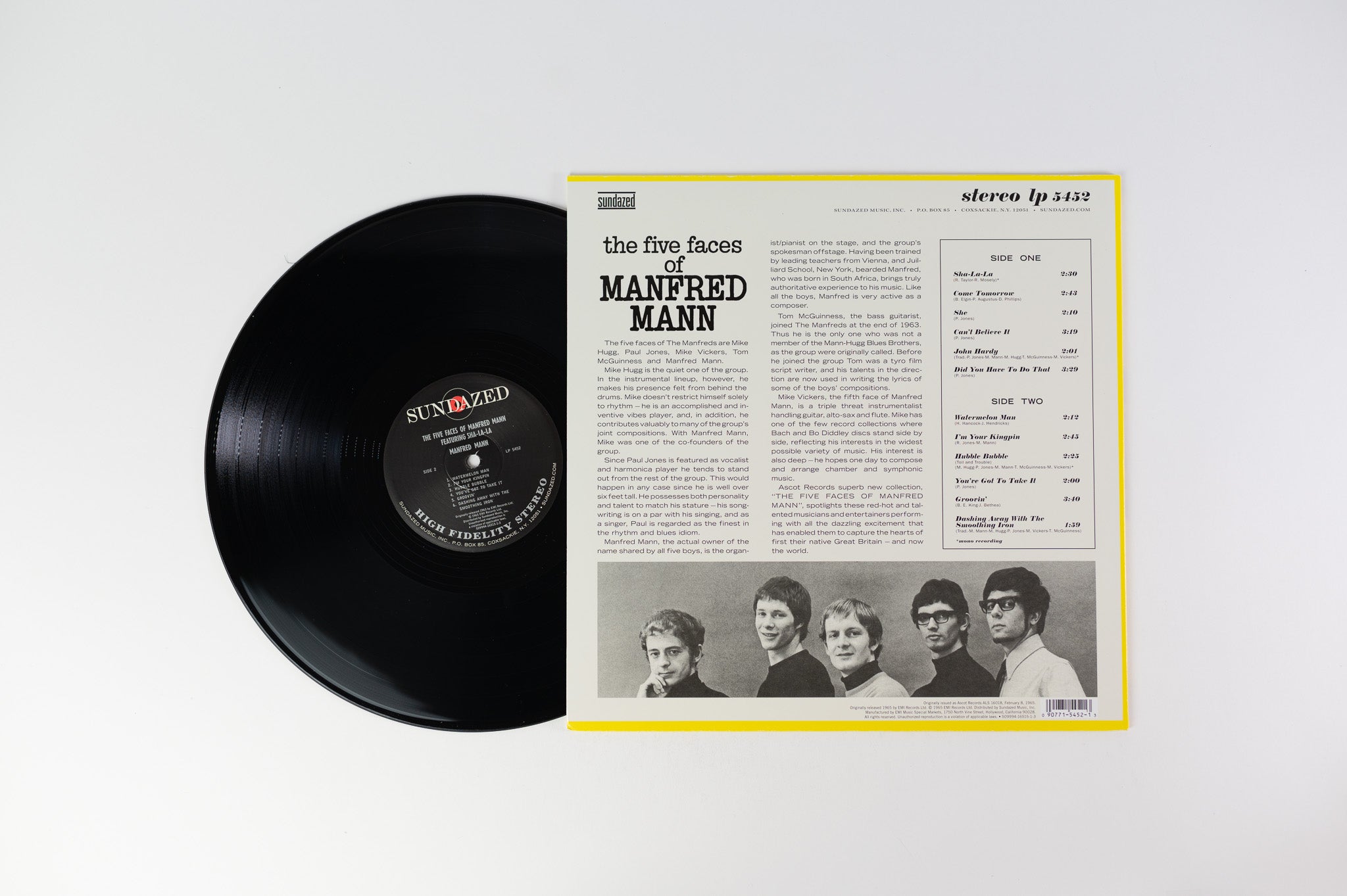 Manfred Mann - The Five Faces Of Manfred Mann on Sundazed