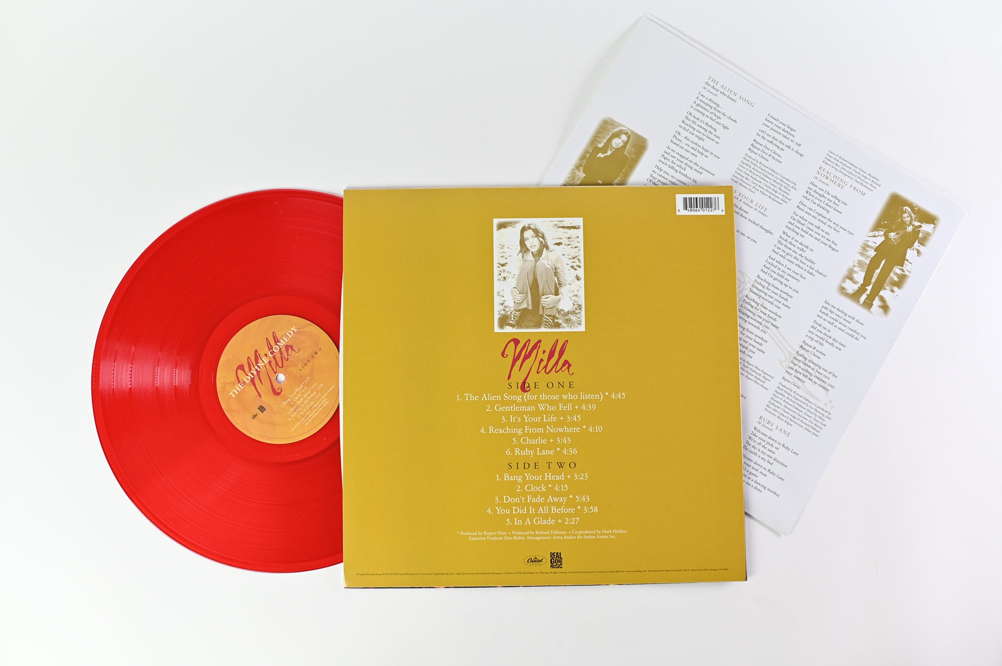 Milla Jovovich - The Divine Comedy on Real Gone Music - Red Vinyl