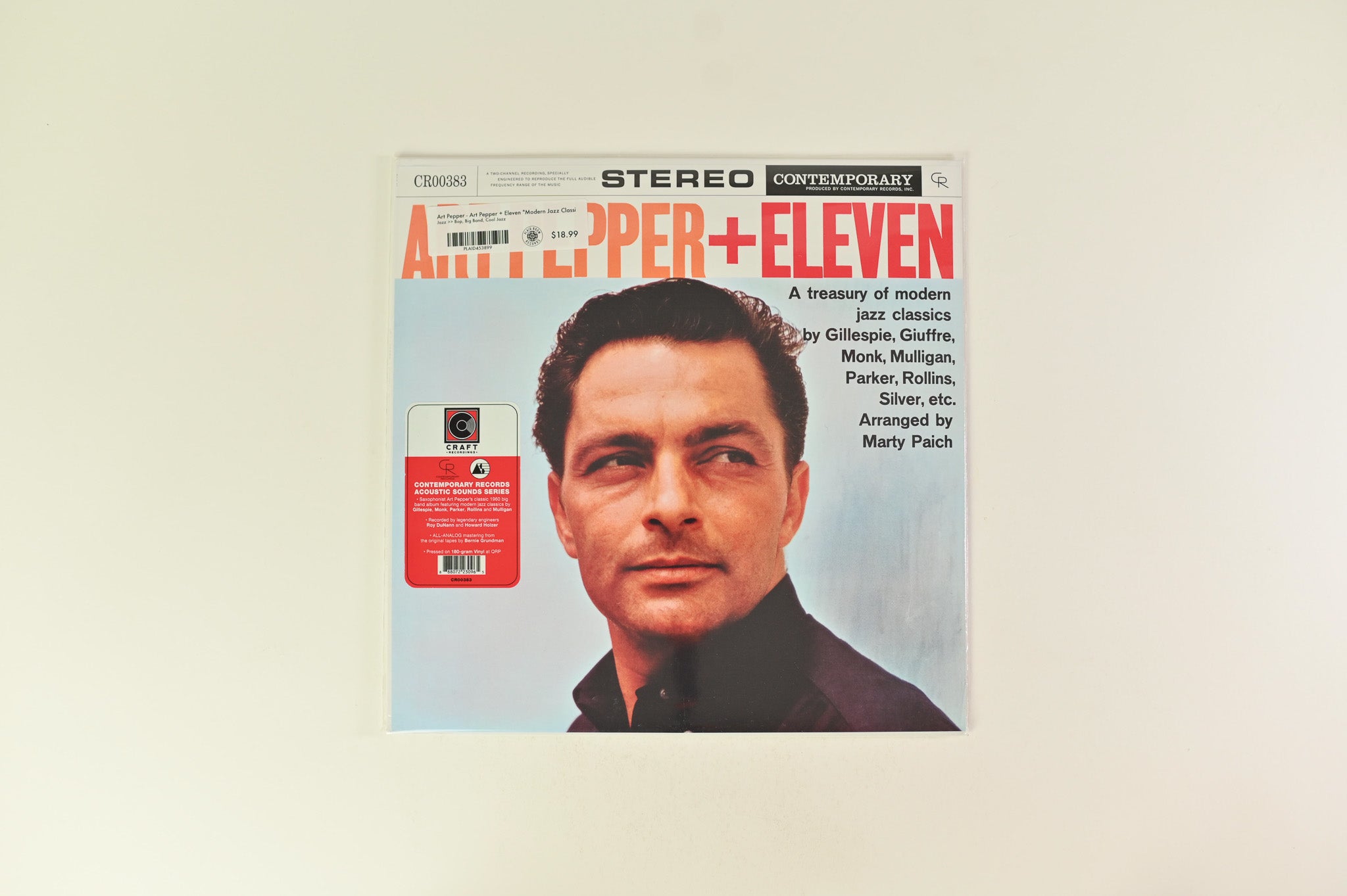 Art Pepper - Art Pepper + Eleven "Modern Jazz Classics" on Craft / Contemporary Records Acoustic Sounds Series