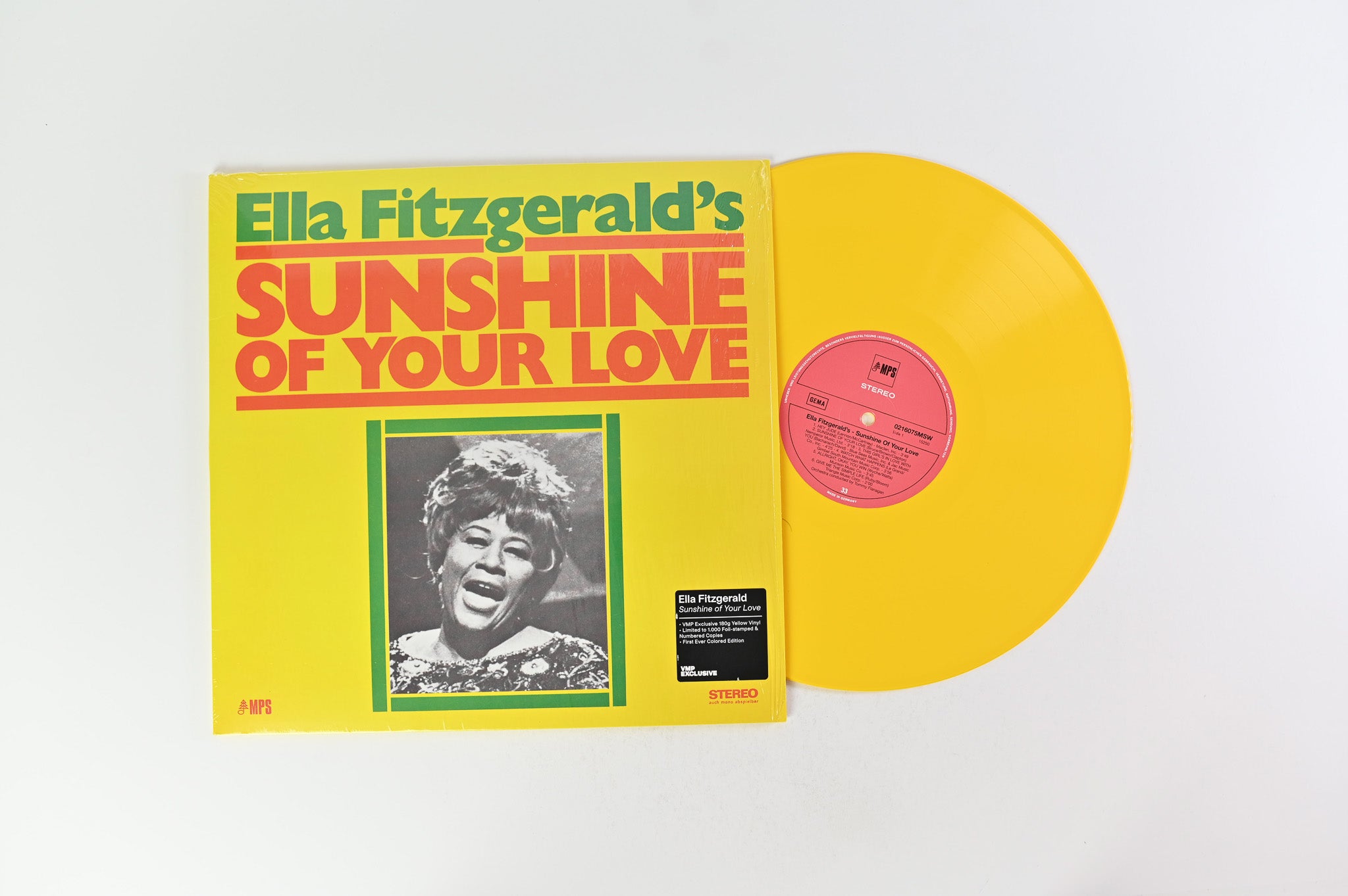 Ella Fitzgerald - Sunshine Of Your Love on MPS Records / Vinyl Me, Please - Yellow Vinyl