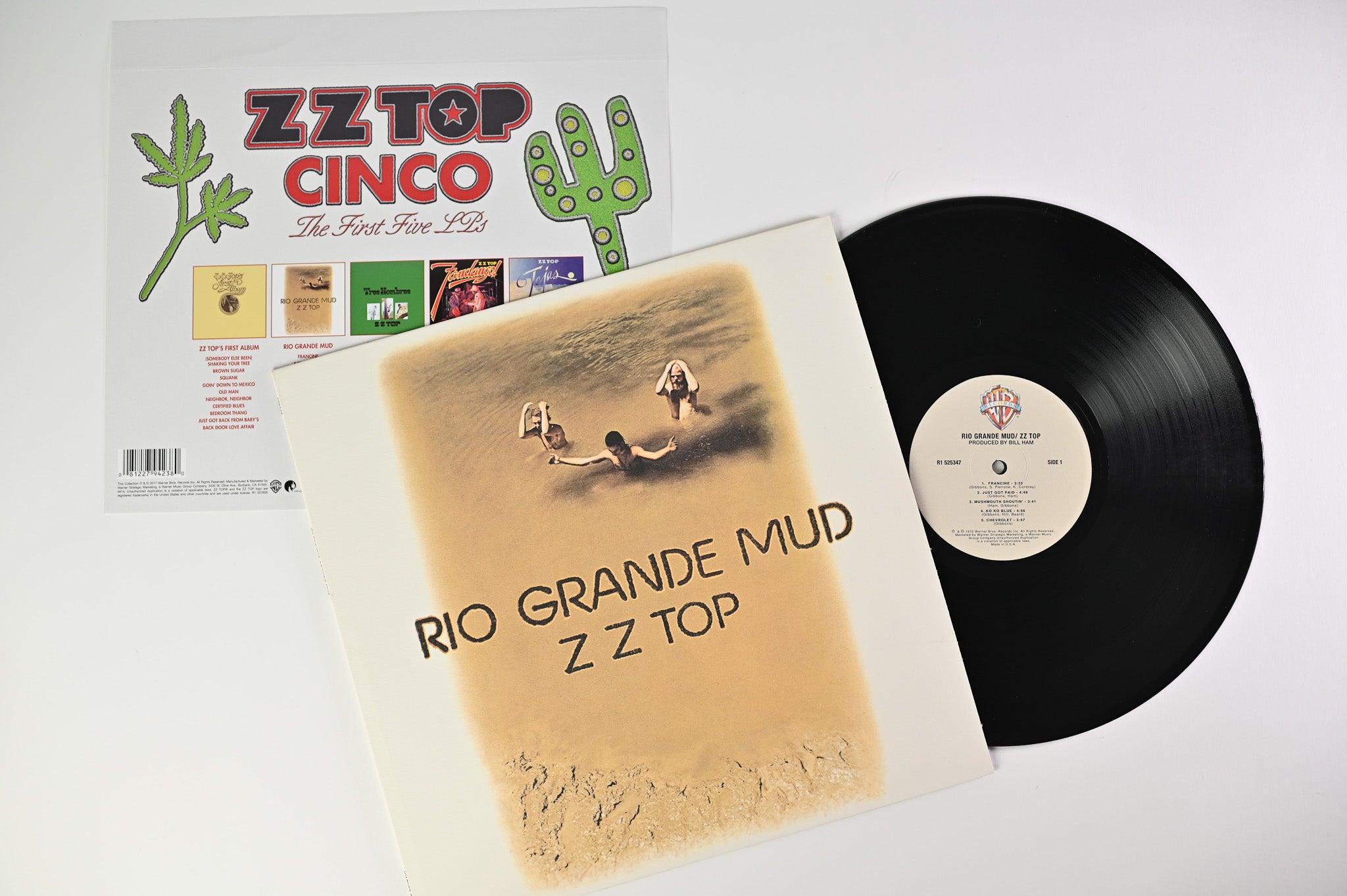 ZZ Top - Cinco: The First Five LPs on Rhino Box Set Reissue