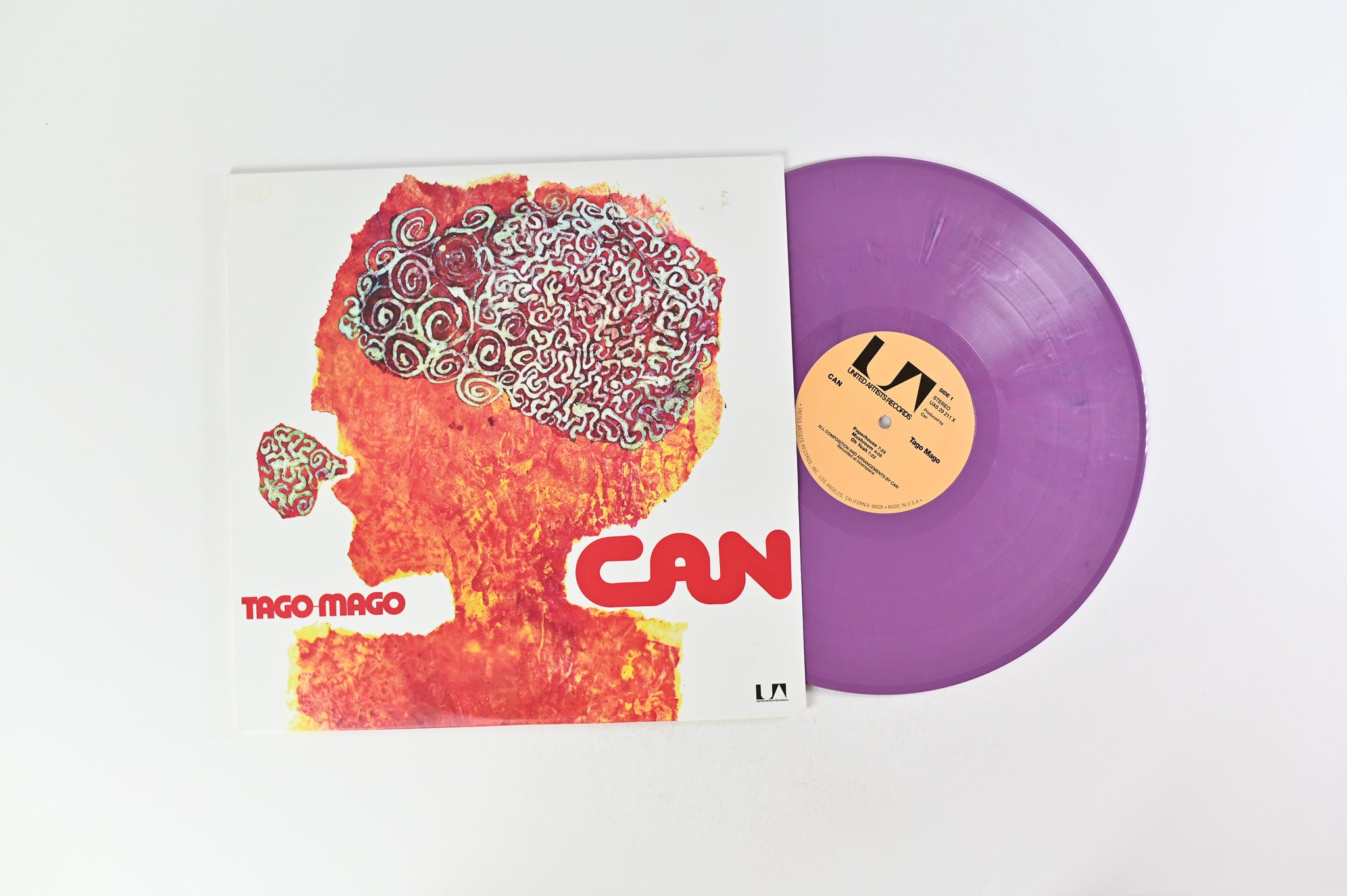 Can - Tago Mago on United Artists Records - Unofficial purple & grey marbled