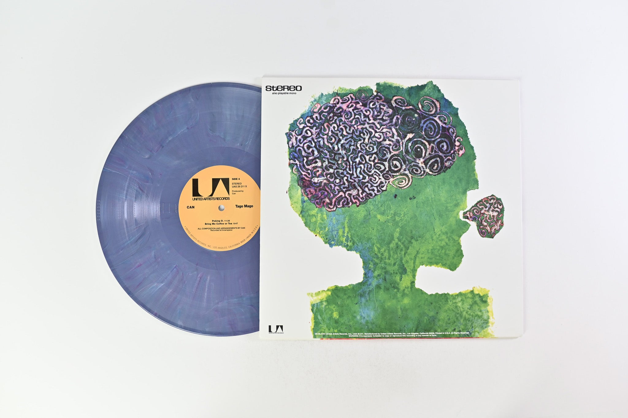 Can - Tago Mago on United Artists Records - Unofficial purple & grey marbled