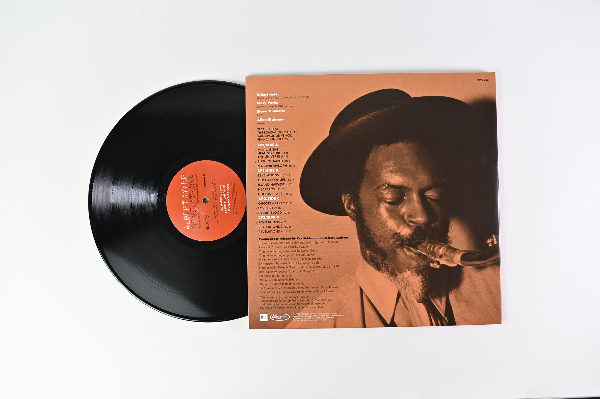 Albert Ayler - Revelations - The Complete ORTF 1970 Fondation Maeght  Recordings on Elemental RSD 2022 Ltd Numbered