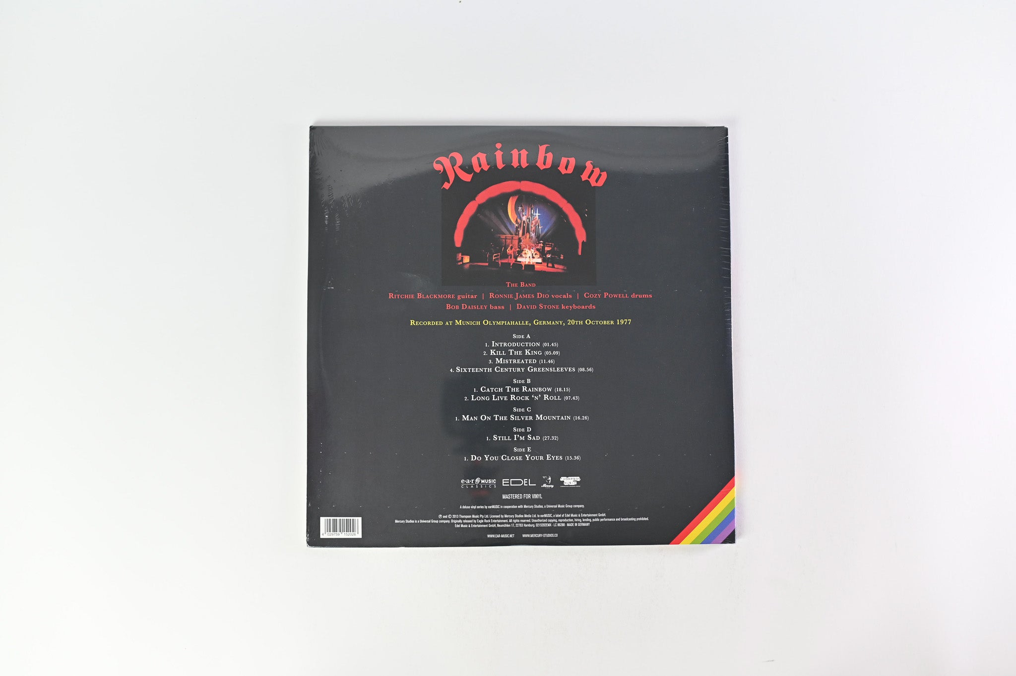 Rainbow - Live In Munich 1977 on Ear Music Classics Ltd Glow in the Dark Vinyl Reissue Sealed