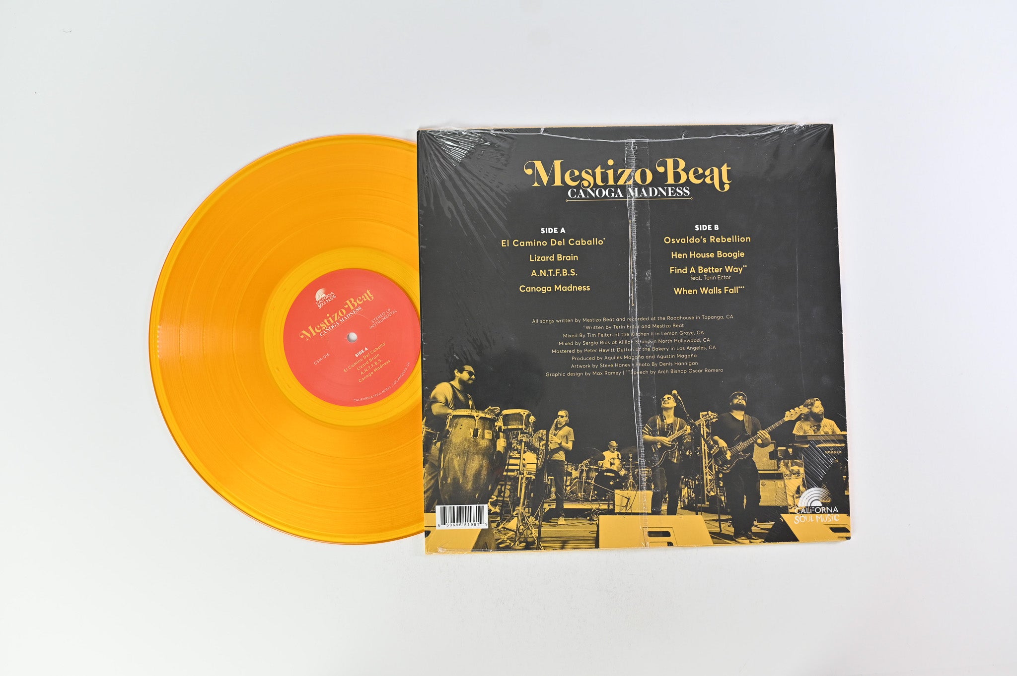 Mestizo Beat - Canoga Madness on California Soul Music - Orange Vinyl