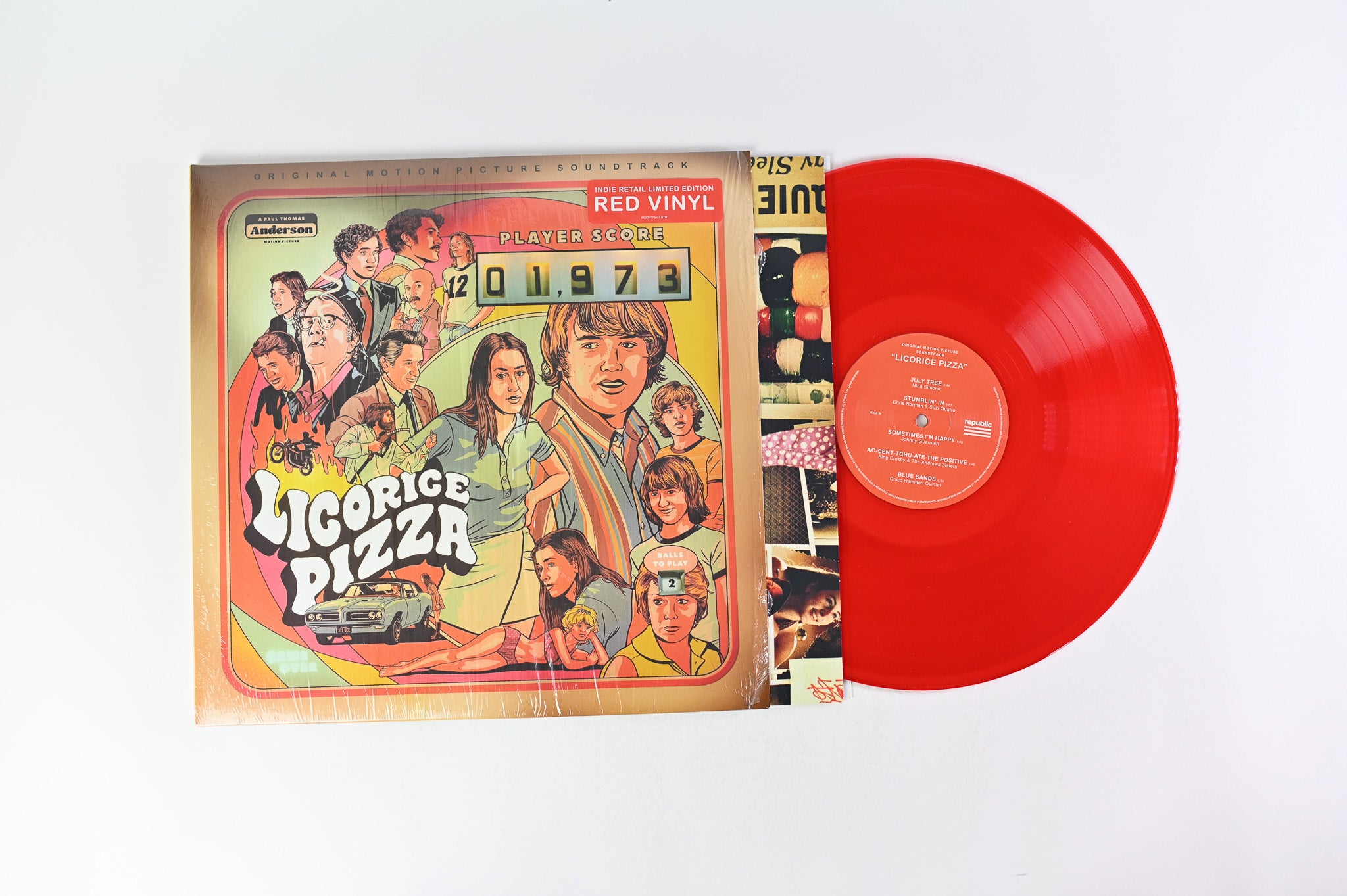 Various - Licorice Pizza (Original Motion Picture Soundtrack) on Republic Limited Red Vinyl