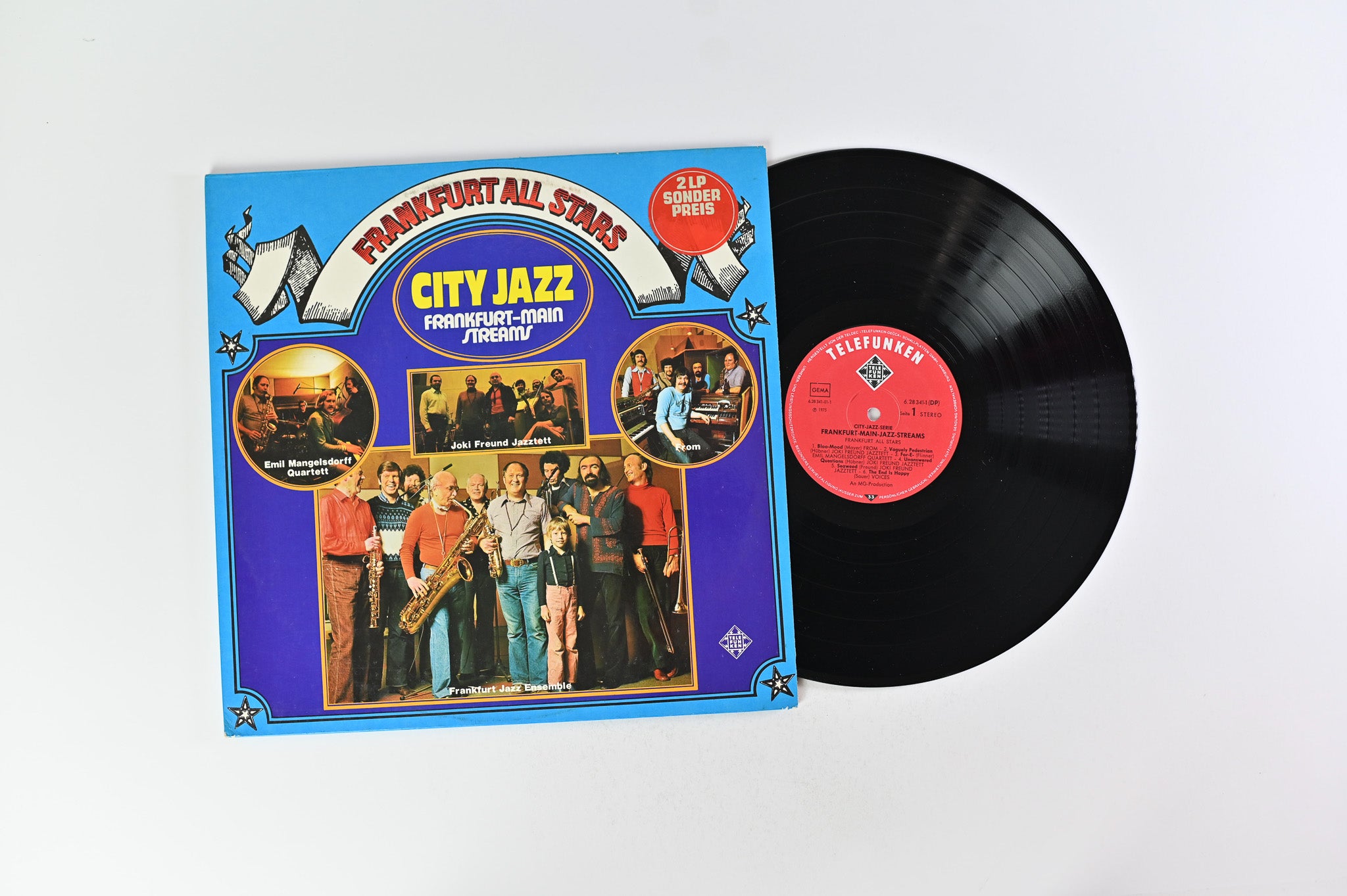 Frankfurt Jazz Ensemble - Frankfurt All Stars - City Jazz Frankfurt-Main Streams on Telefunken German pressing