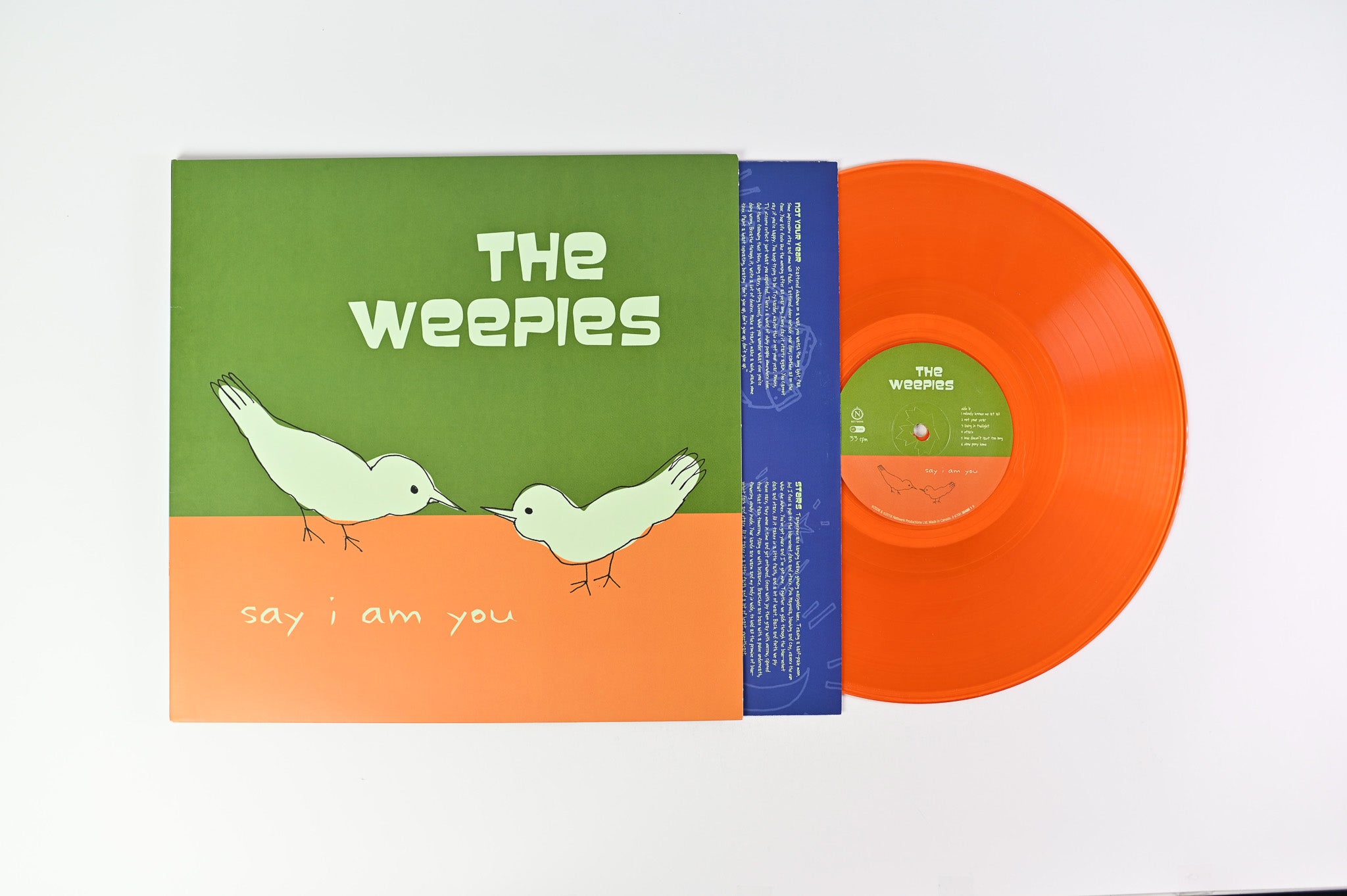 The Weepies - Say I Am You on Nettwerk RSD 2016 Ltd Orange Translucent