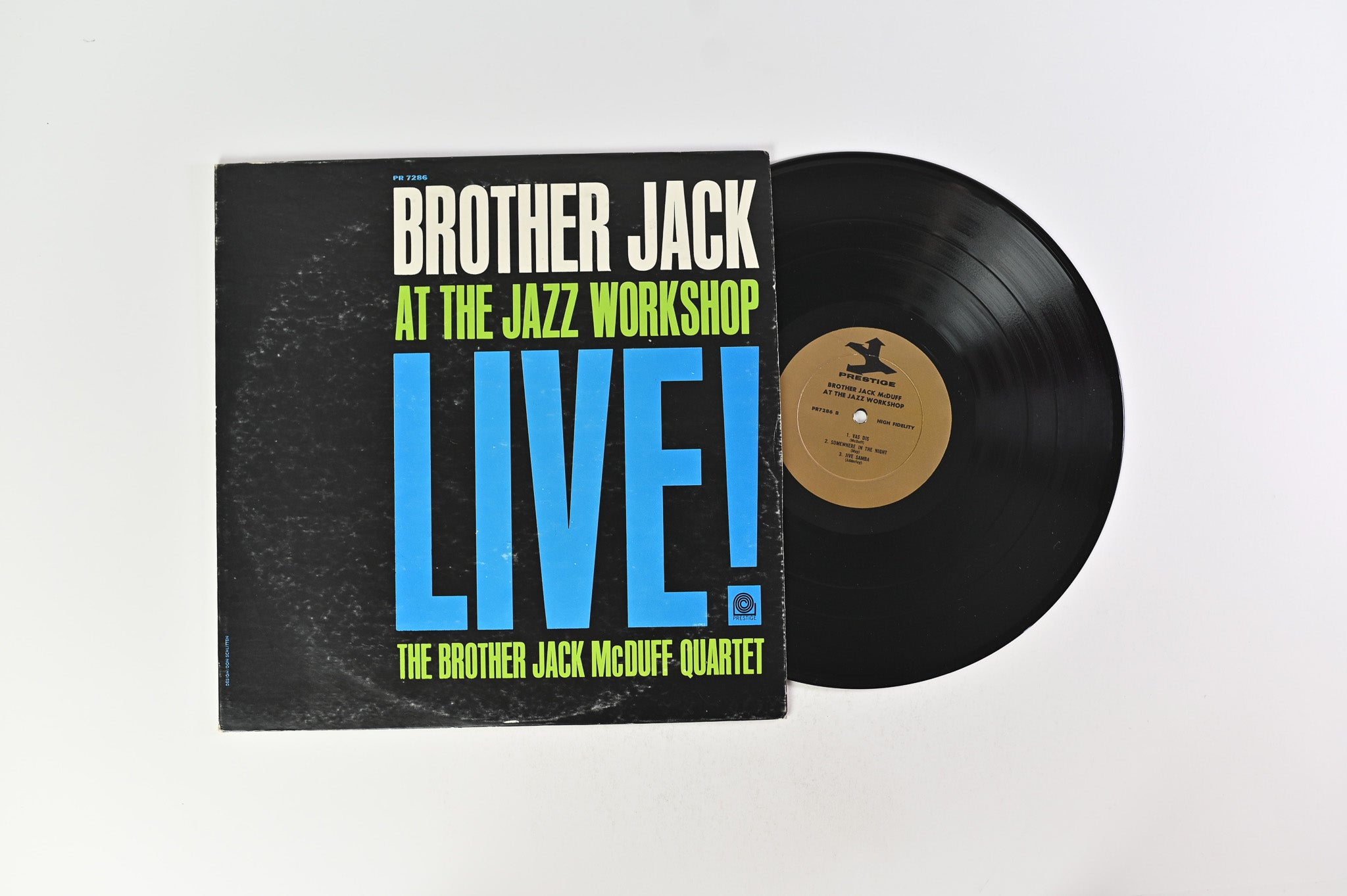 The Brother Jack McDuff Quartet - Brother Jack At The Jazz Workshop Live! on Prestige