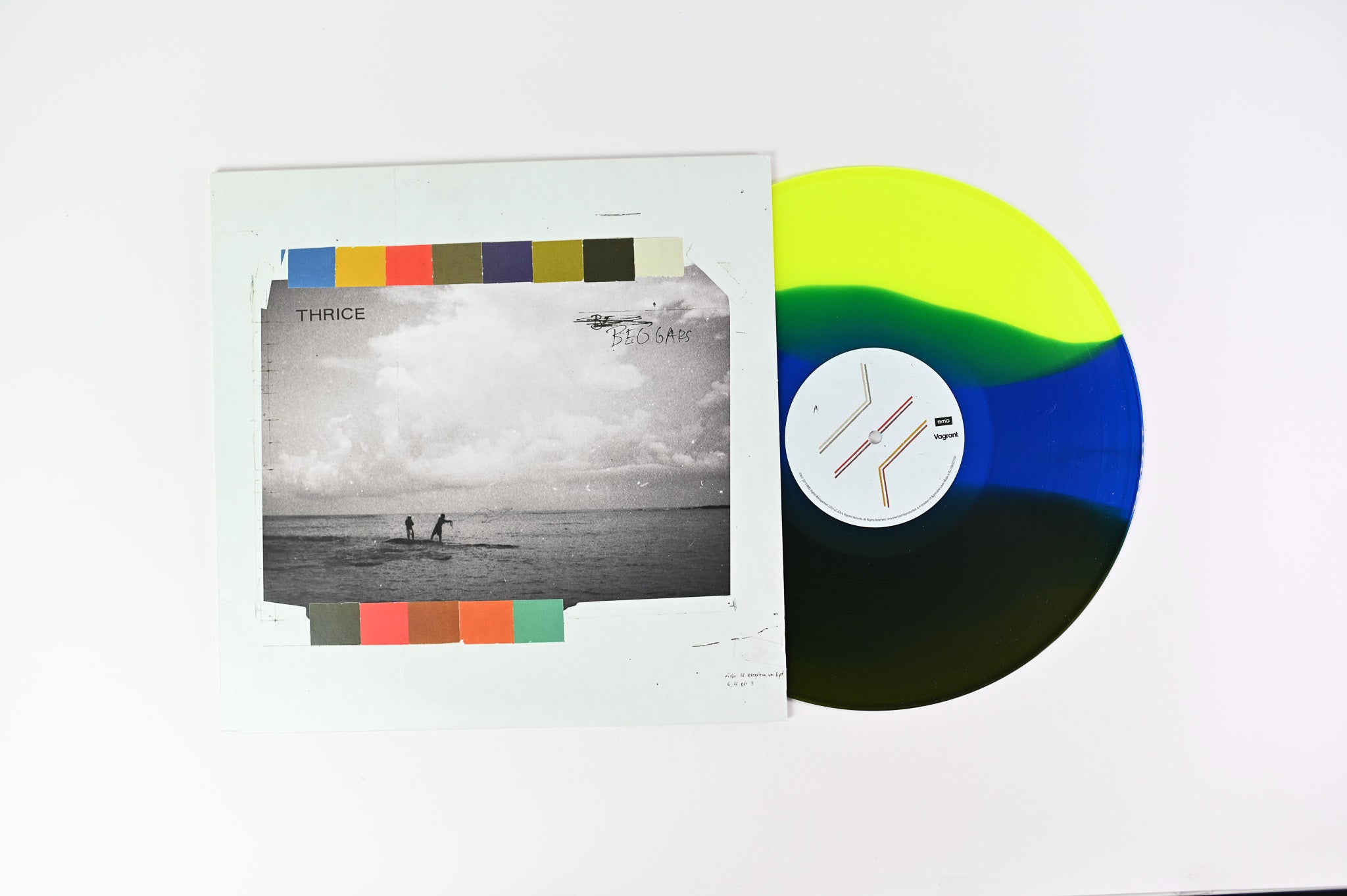 Thrice - Beggars on BMG Vagrant Green / Blue / Yellow Reissue