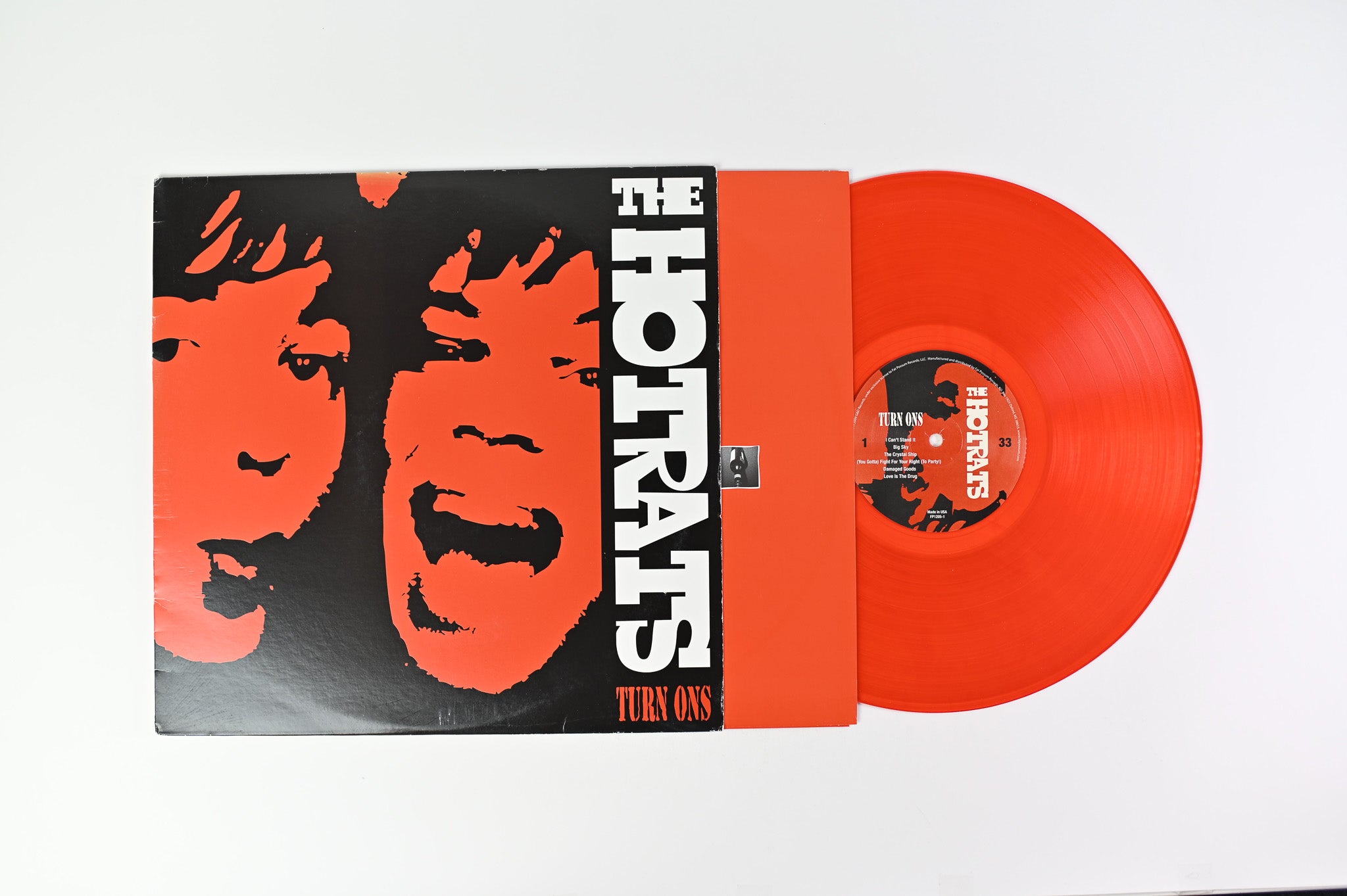 The Hot Rats - Turn Ons on Fat Possum Red Vinyl