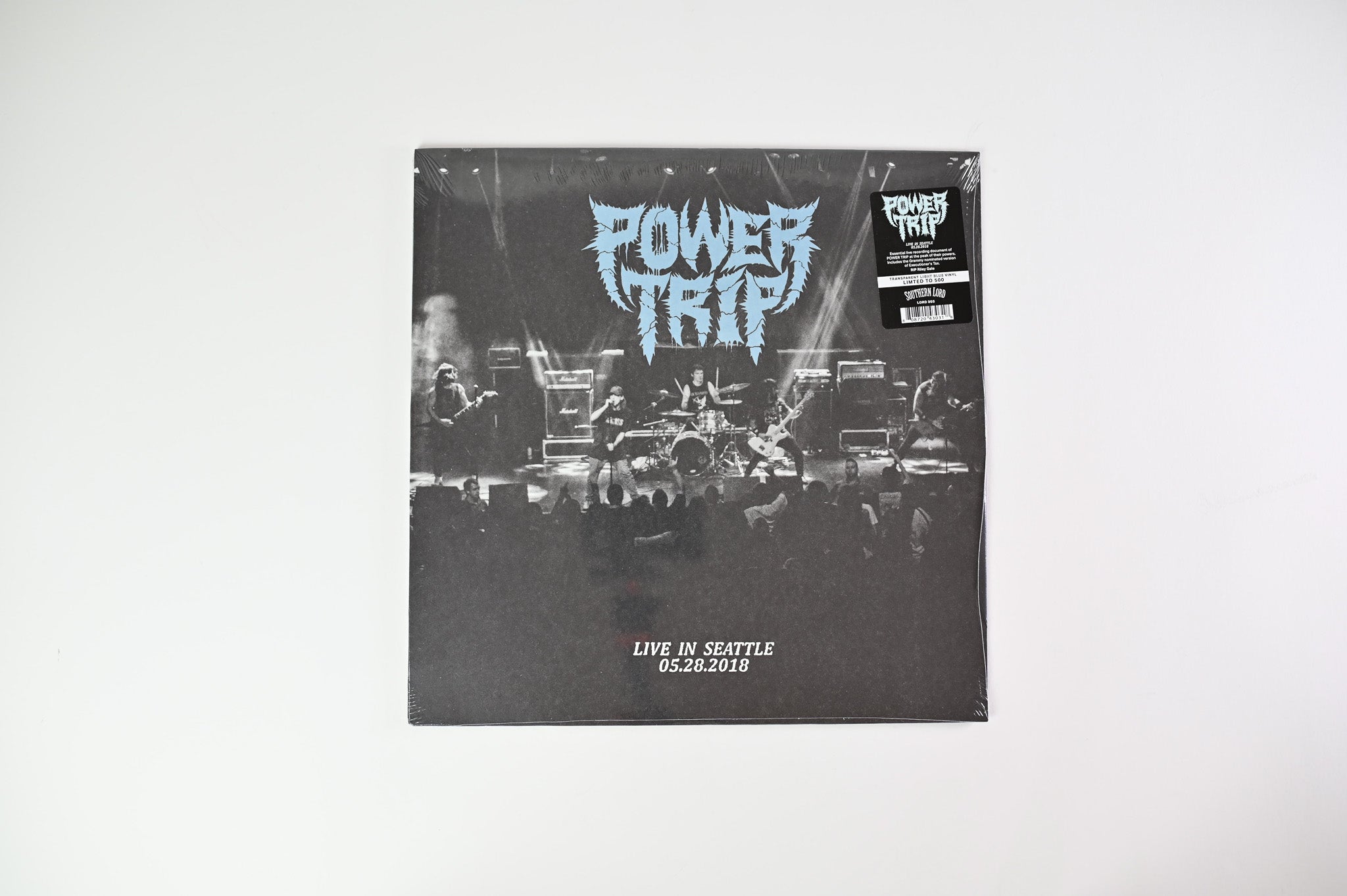 Power Trip - Live In Seattle 05.28.2018 on Southern Lord Ltd Transparent Light Blue Sealed